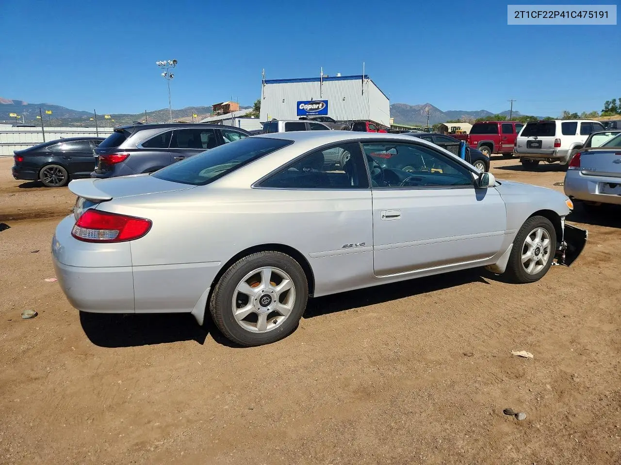2001 Toyota Camry Solara Se V6 VIN: 2T1CF22P41C475191 Lot: 60685756