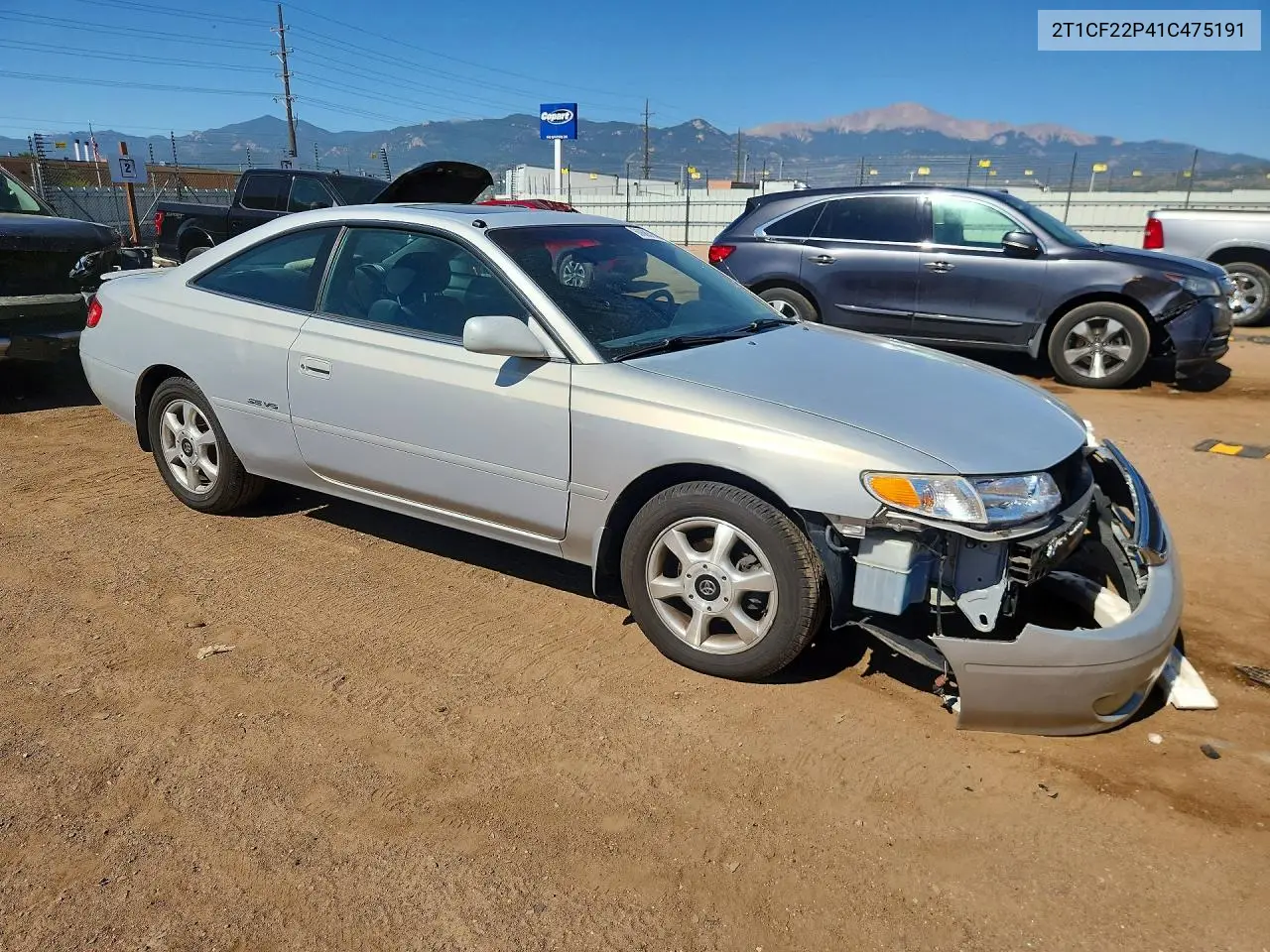 2001 Toyota Camry Solara Se V6 VIN: 2T1CF22P41C475191 Lot: 60685756