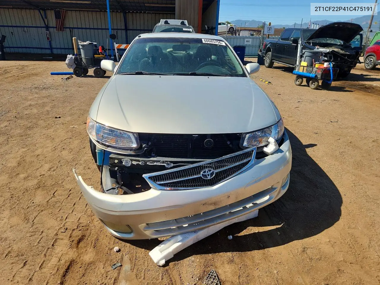 2001 Toyota Camry Solara Se V6 VIN: 2T1CF22P41C475191 Lot: 60685756