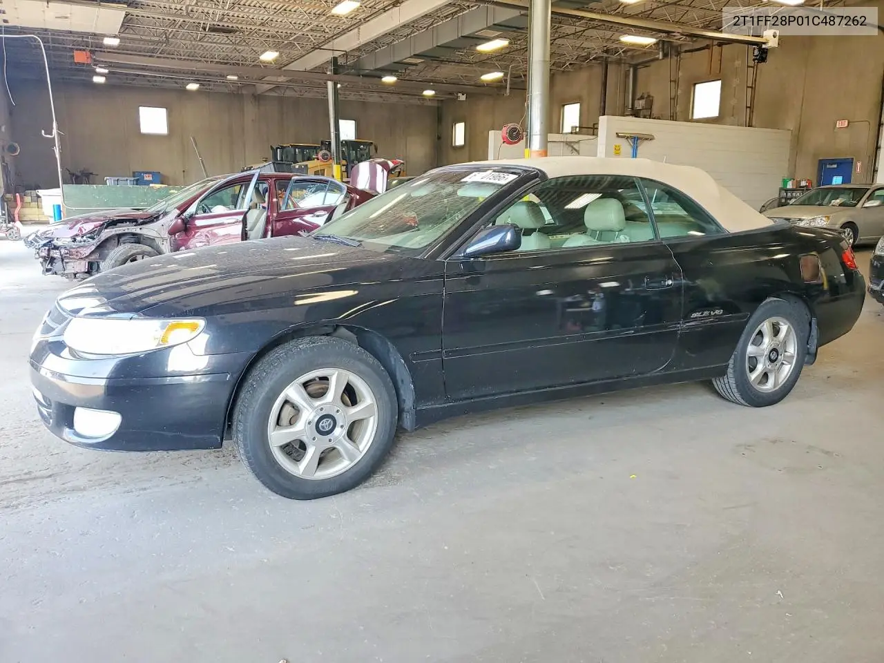 2T1FF28P01C487262 2001 Toyota Camry Solara Sle V6
