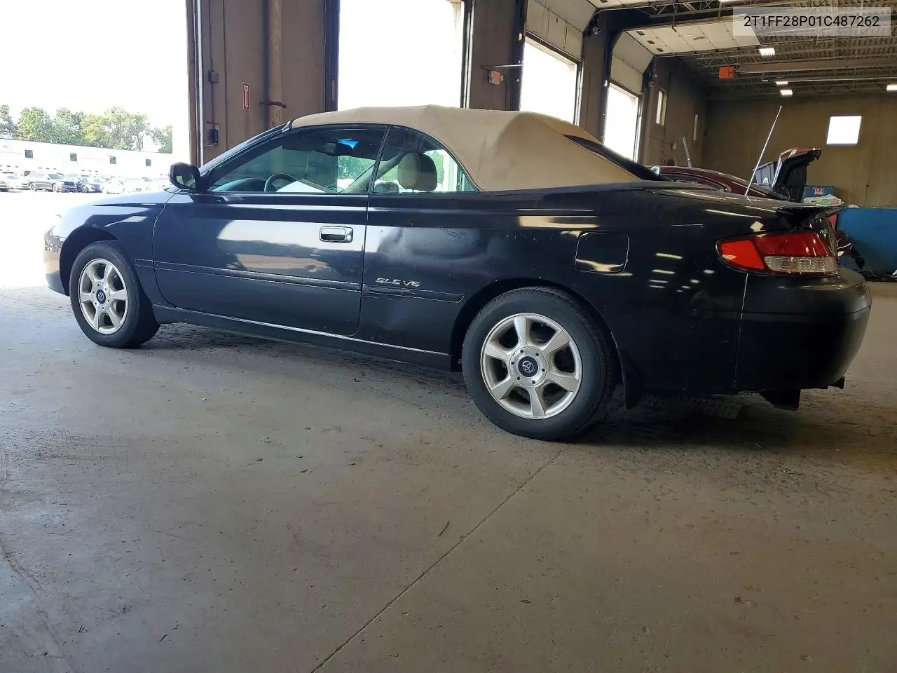2T1FF28P01C487262 2001 Toyota Camry Solara Sle V6