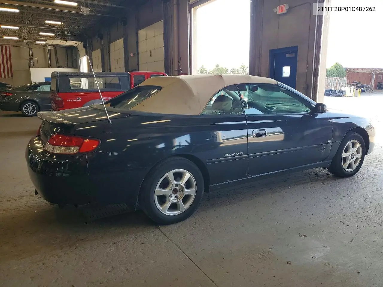 2T1FF28P01C487262 2001 Toyota Camry Solara Sle V6