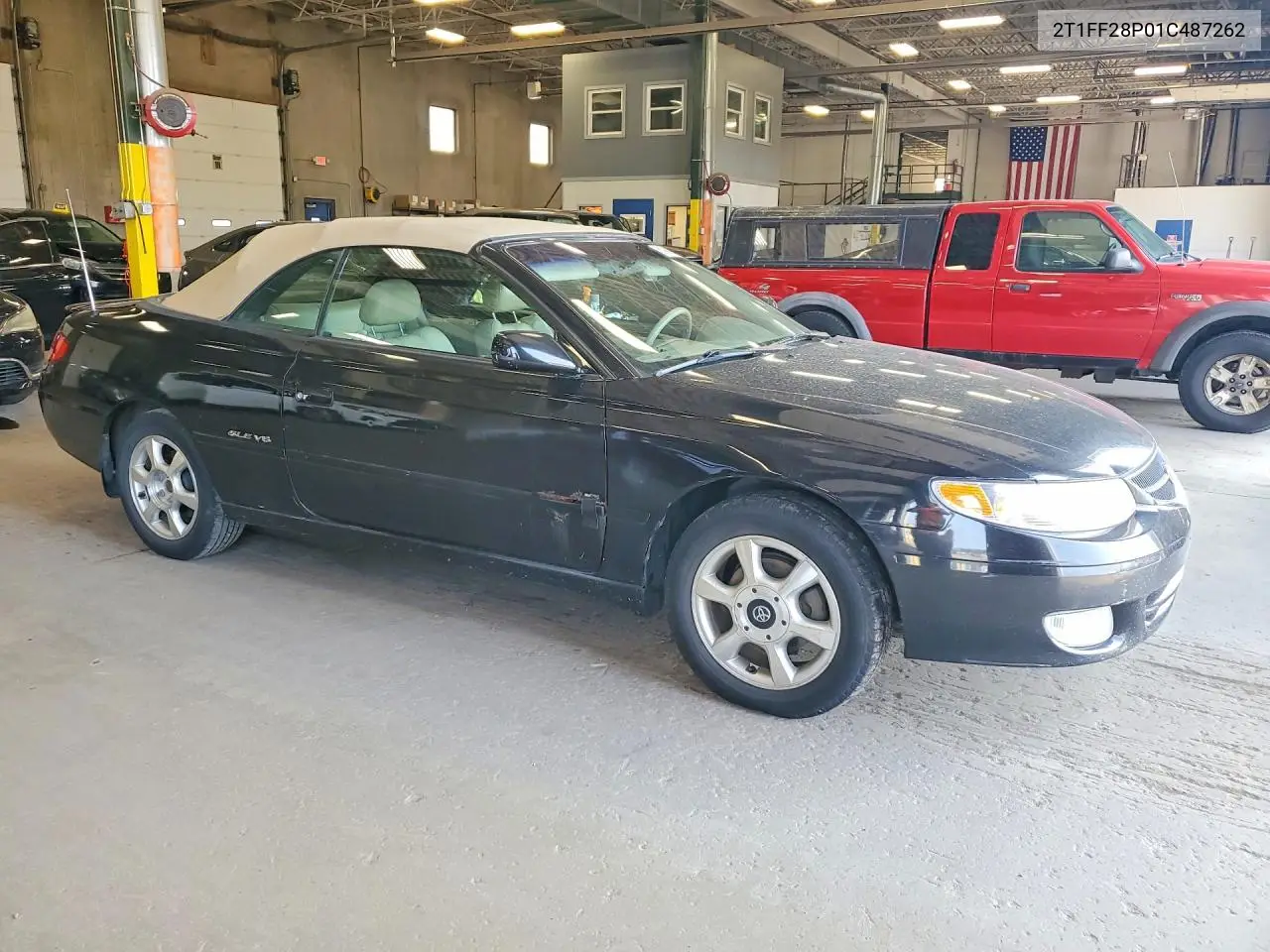 2T1FF28P01C487262 2001 Toyota Camry Solara Sle V6