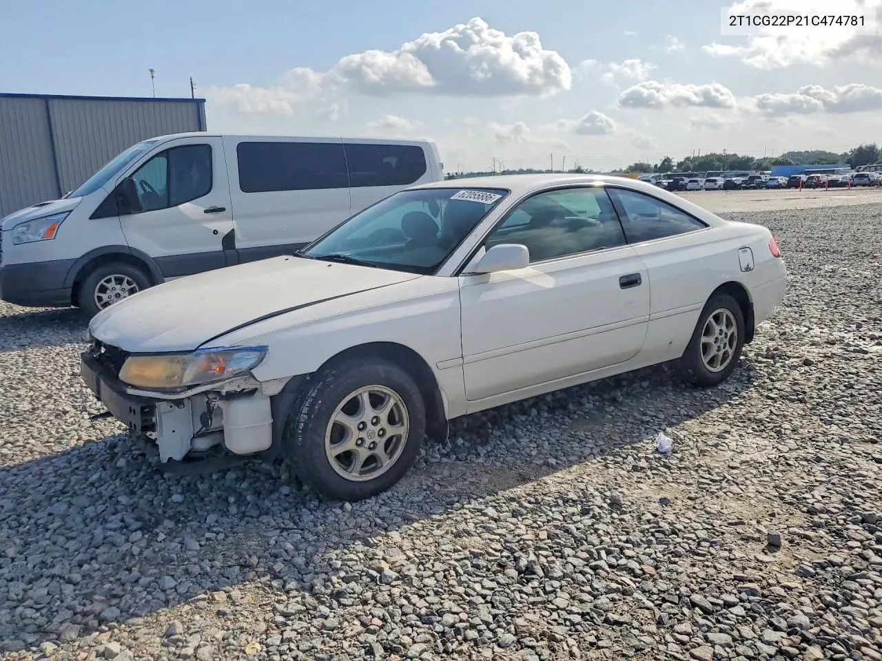 2001 Toyota Camry Solara Se VIN: 2T1CG22P21C474781 Lot: 62055886