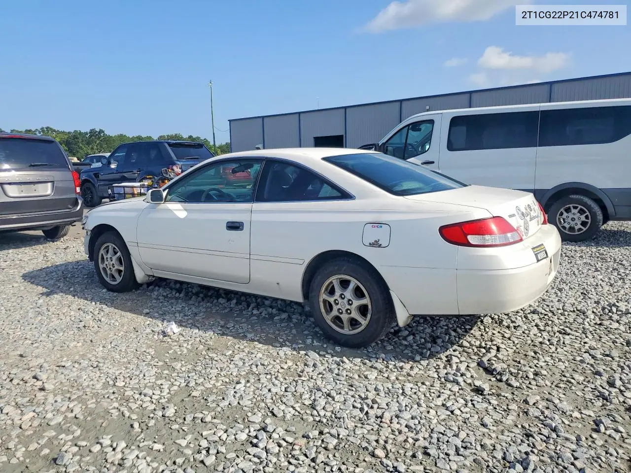 2001 Toyota Camry Solara Se VIN: 2T1CG22P21C474781 Lot: 62055886