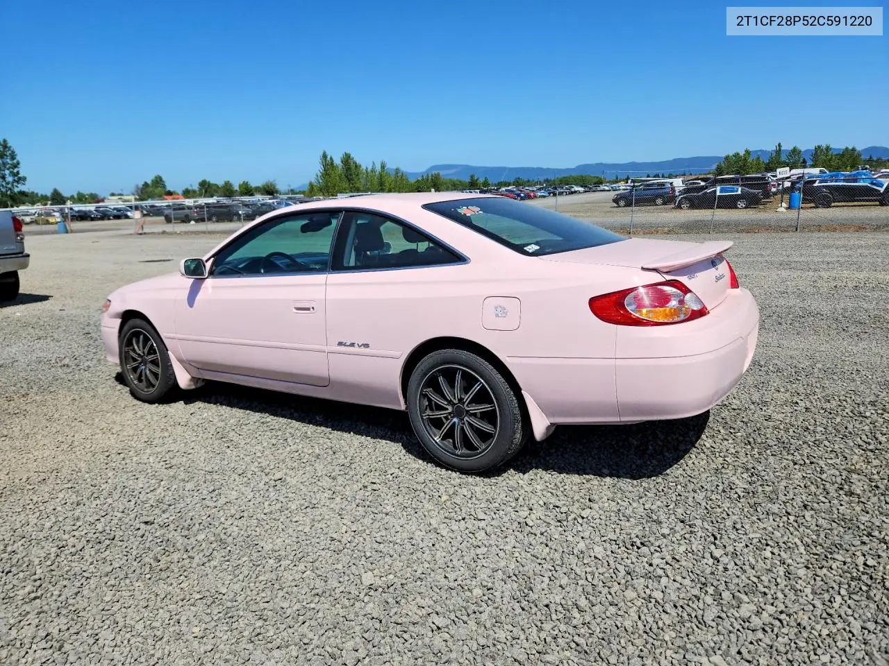 2002 Toyota Camry Solara Sle V6 VIN: 2T1CF28P52C591220 Lot: 52899826