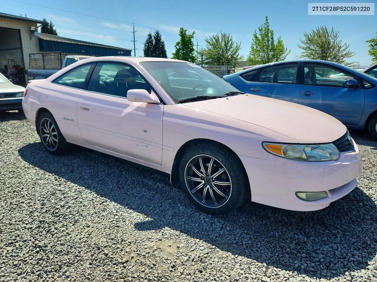 2002 Toyota Camry Solara Sle V6 VIN: 2T1CF28P52C591220 Lot: 52899826