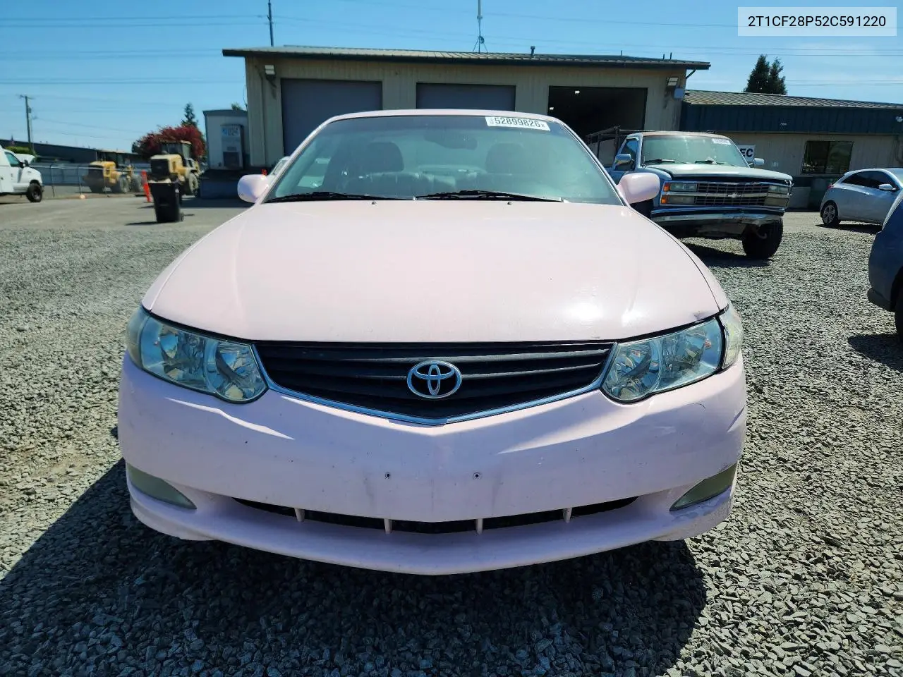 2002 Toyota Camry Solara Sle V6 VIN: 2T1CF28P52C591220 Lot: 52899826