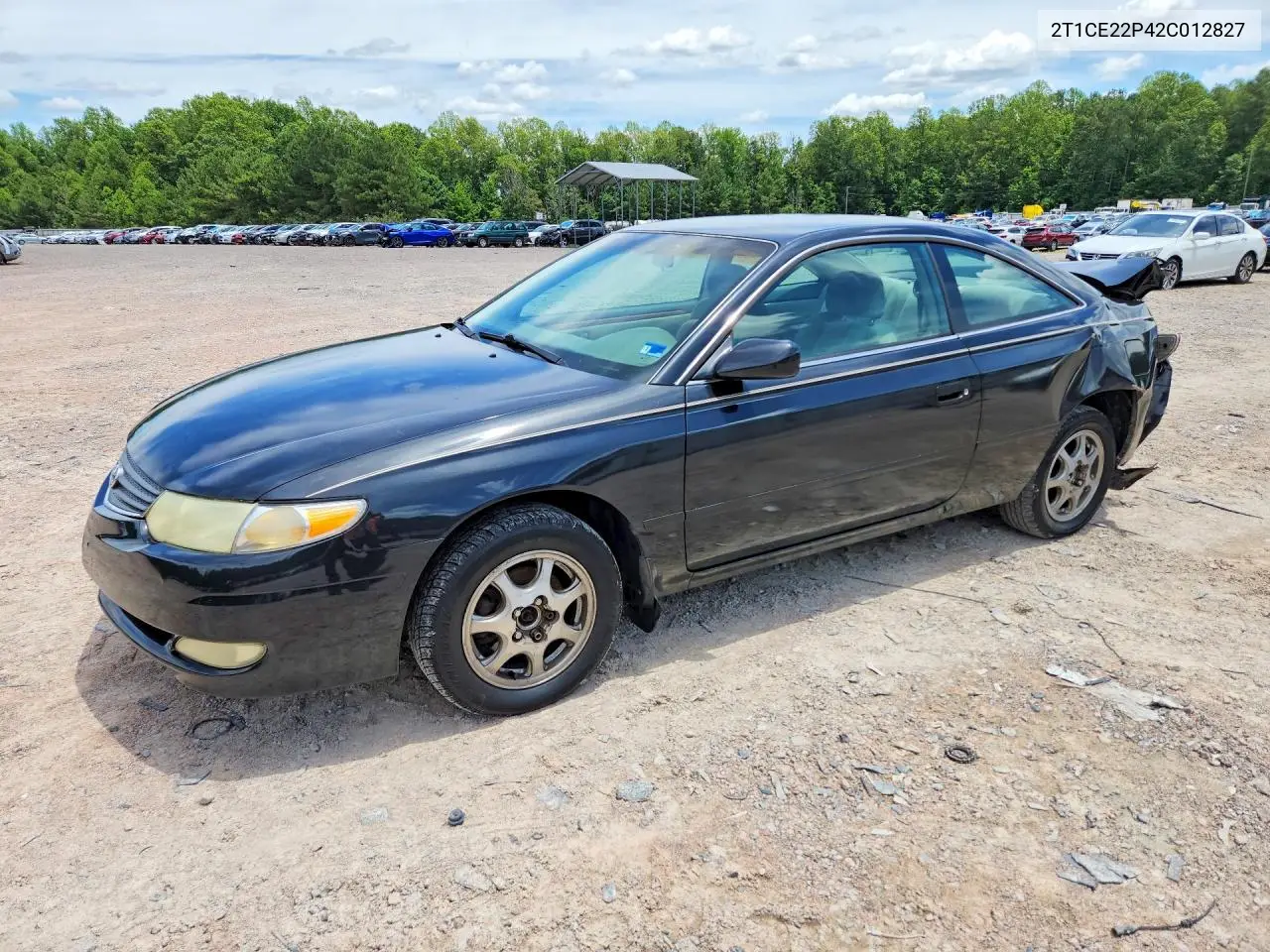 2002 Toyota Camry Solara Se VIN: 2T1CE22P42C012827 Lot: 57897136