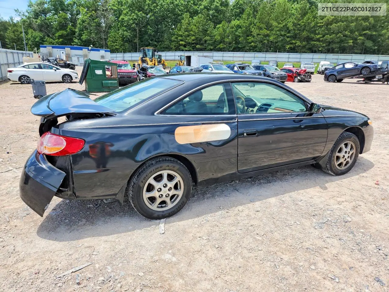 2002 Toyota Camry Solara Se VIN: 2T1CE22P42C012827 Lot: 57897136