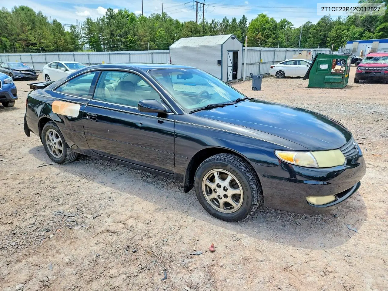 2002 Toyota Camry Solara Se VIN: 2T1CE22P42C012827 Lot: 57897136