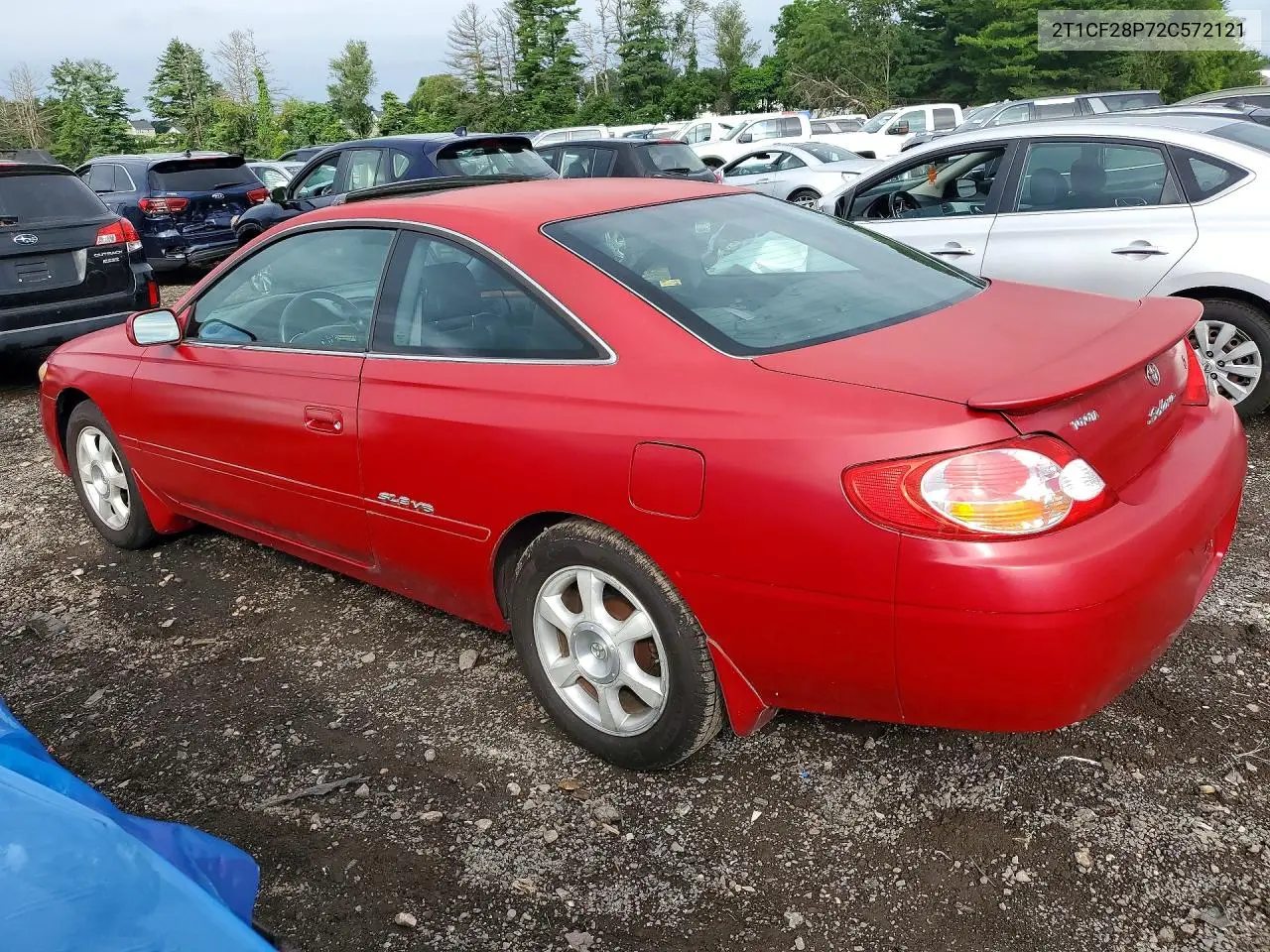 2002 Toyota Camry Solara Sle V6 VIN: 2T1CF28P72C572121 Lot: 60289706