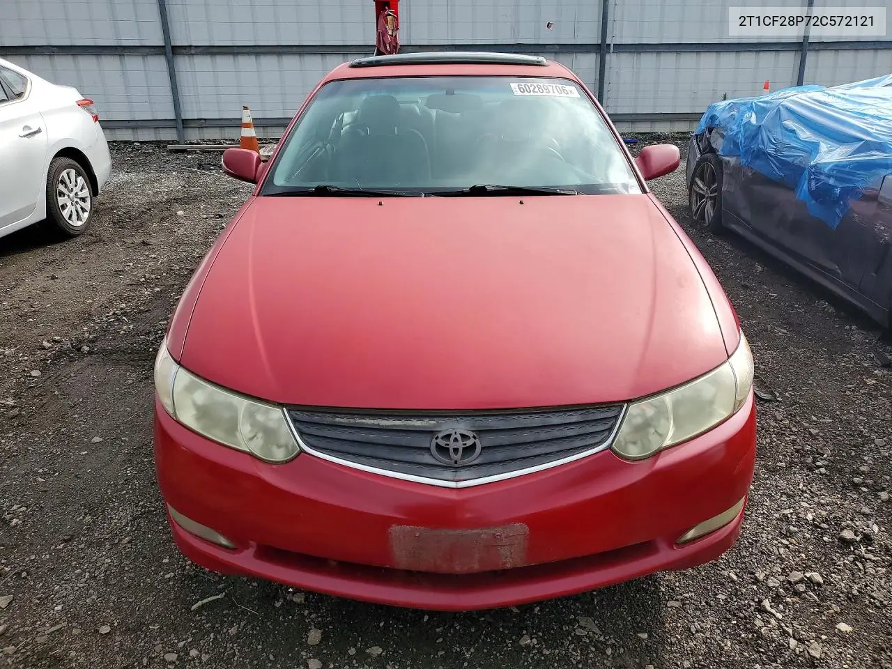 2002 Toyota Camry Solara Sle V6 VIN: 2T1CF28P72C572121 Lot: 60289706