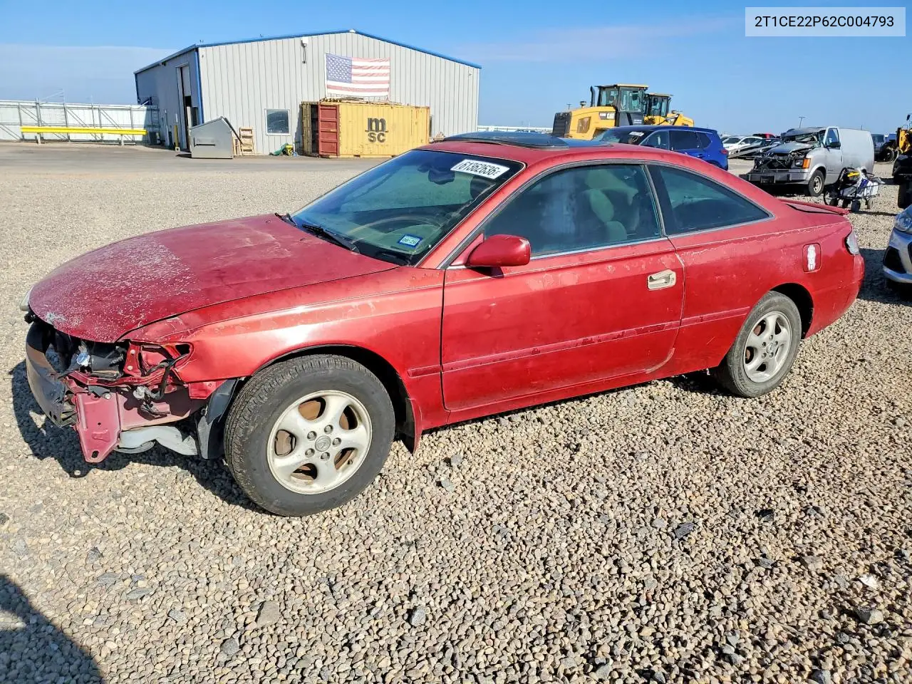 2002 Toyota Camry Solara Se VIN: 2T1CE22P62C004793 Lot: 61362636