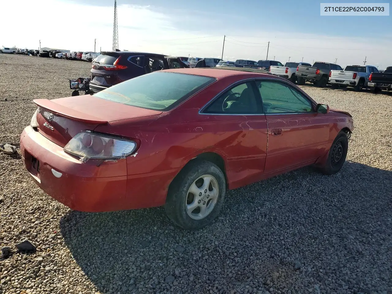 2002 Toyota Camry Solara Se VIN: 2T1CE22P62C004793 Lot: 61362636
