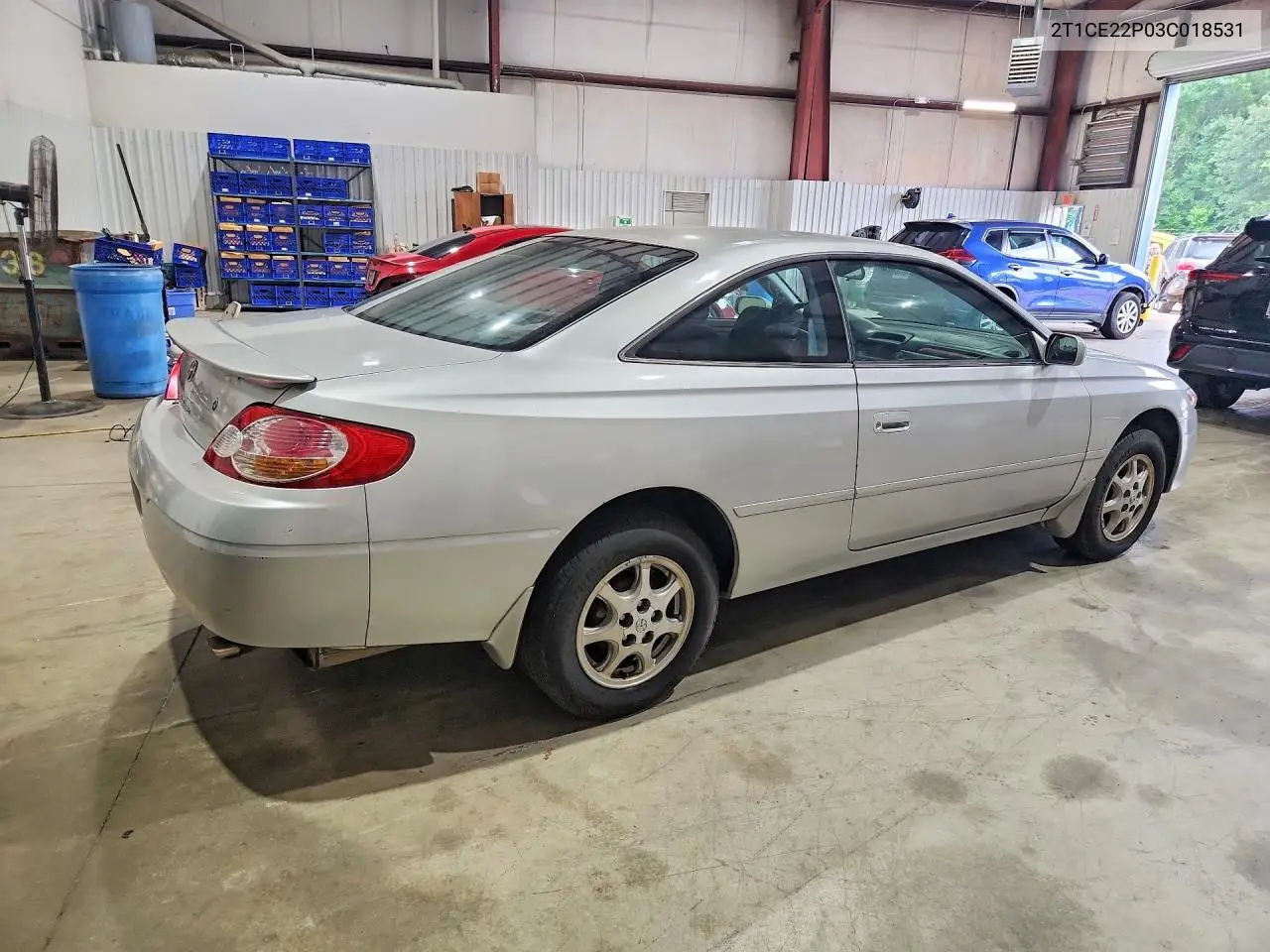 2003 Toyota Camry Solara Se VIN: 2T1CE22P03C018531 Lot: 61264736