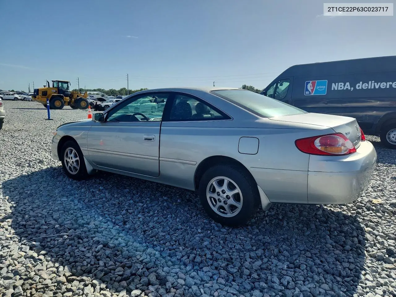 2003 Toyota Camry Solara Se VIN: 2T1CE22P63C023717 Lot: 61306606