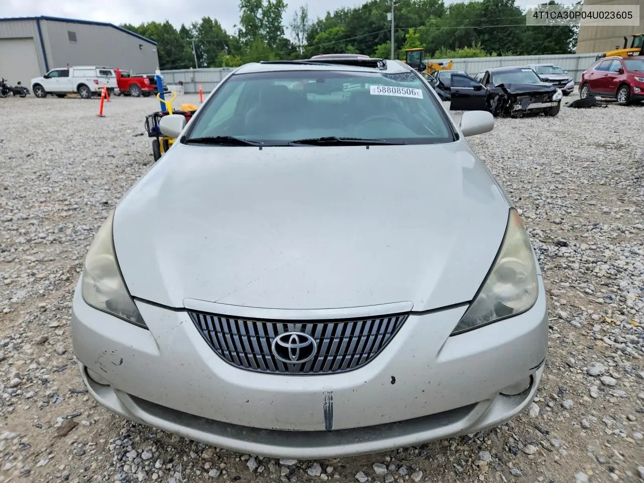 2004 Toyota Camry Solara Sle V6 VIN: 4T1CA30P04U023605 Lot: 58808506