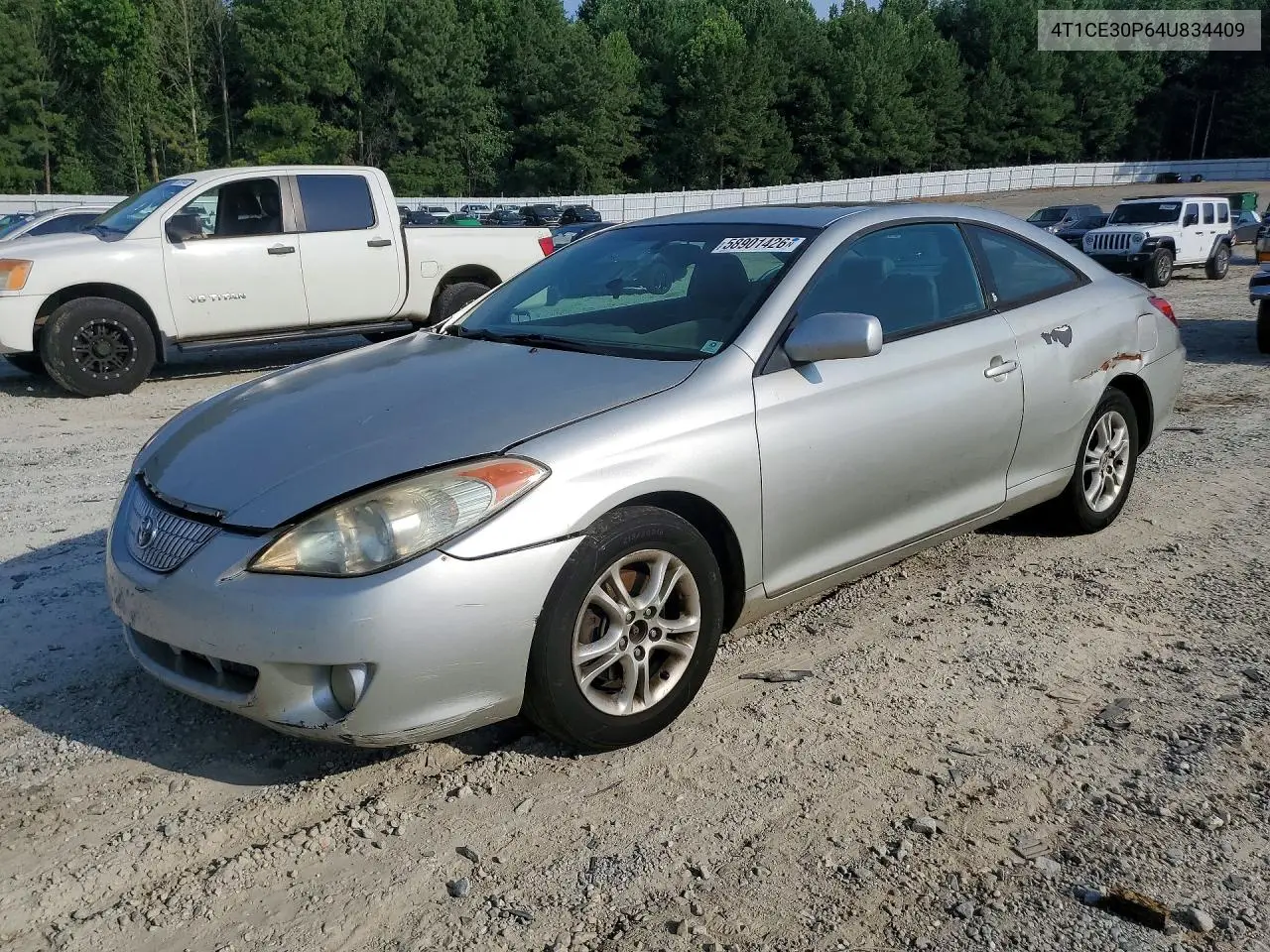 2004 Toyota Camry Solara Sle VIN: 4T1CE30P64U834409 Lot: 58901426