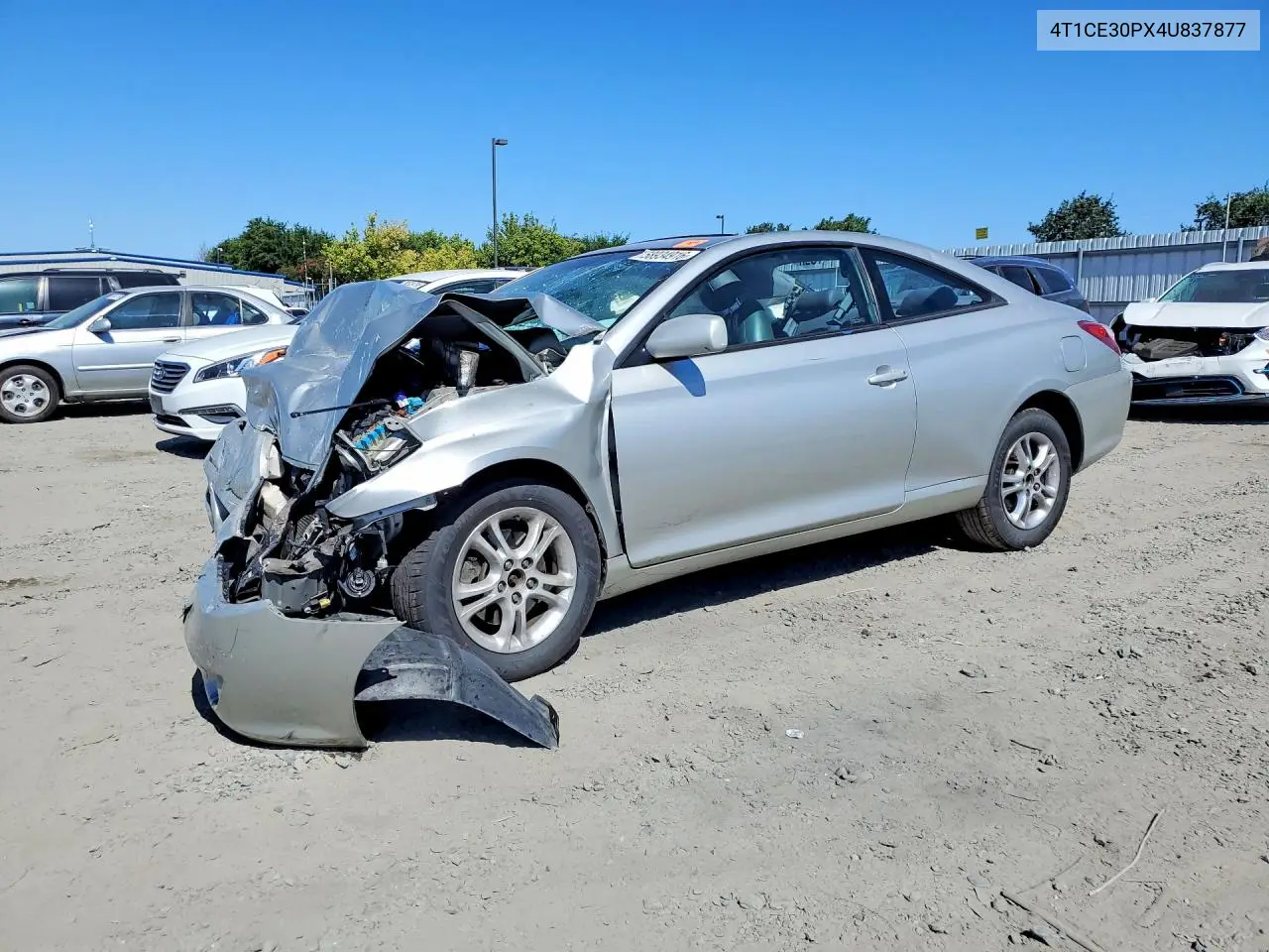 2004 Toyota Camry Solara Sle VIN: 4T1CE30PX4U837877 Lot: 58934916