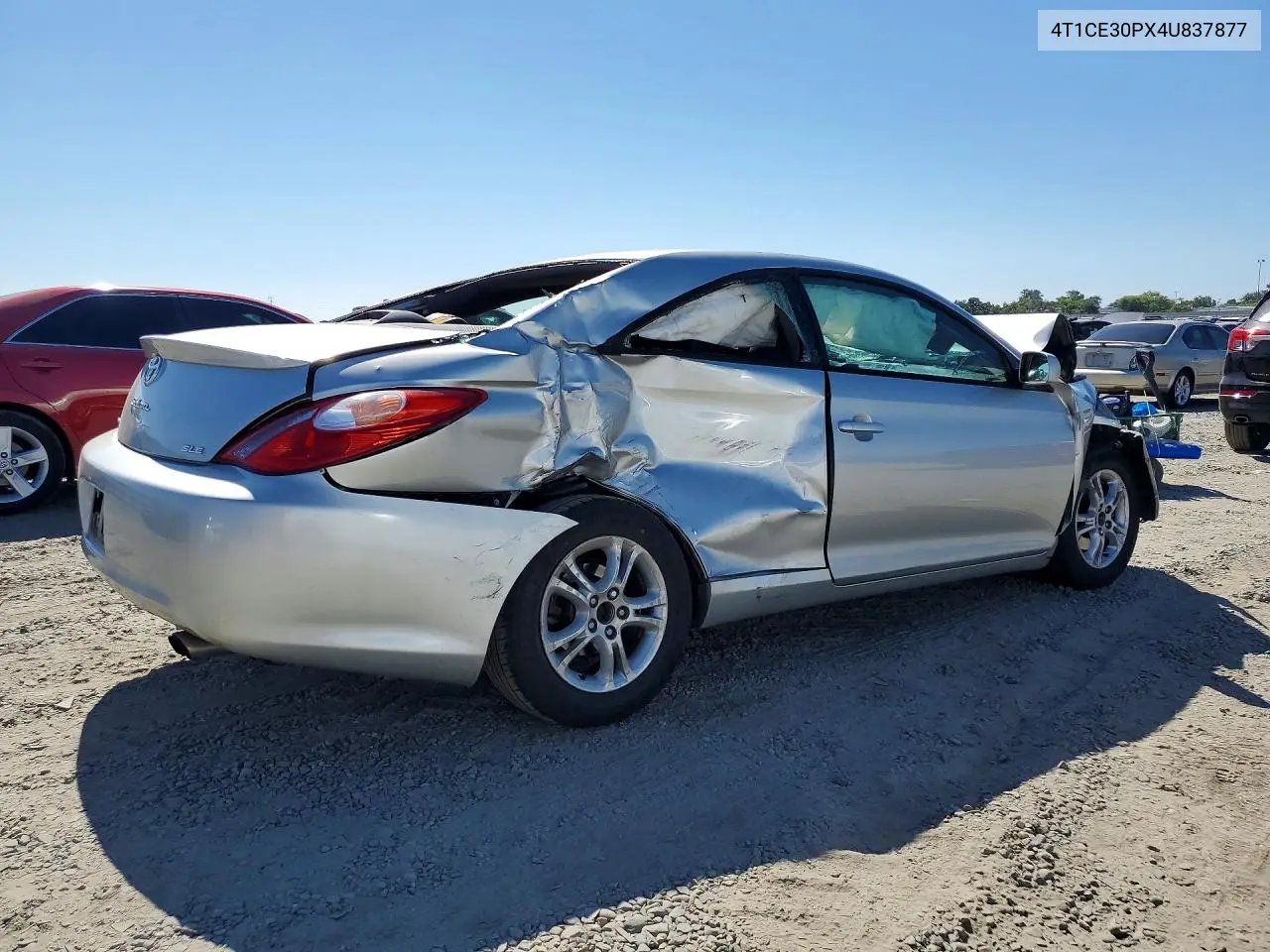 2004 Toyota Camry Solara Sle VIN: 4T1CE30PX4U837877 Lot: 58934916