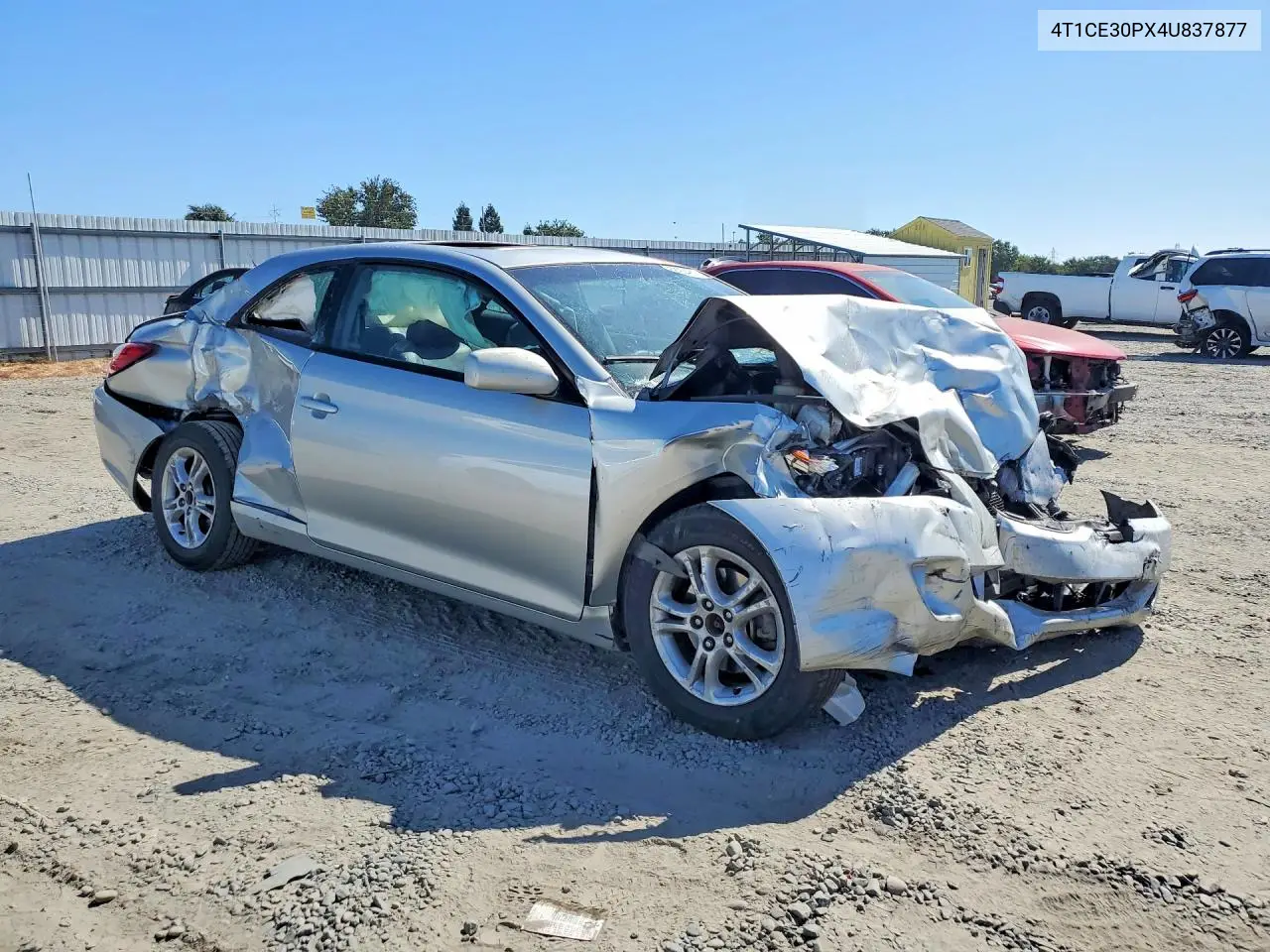 2004 Toyota Camry Solara Sle VIN: 4T1CE30PX4U837877 Lot: 58934916