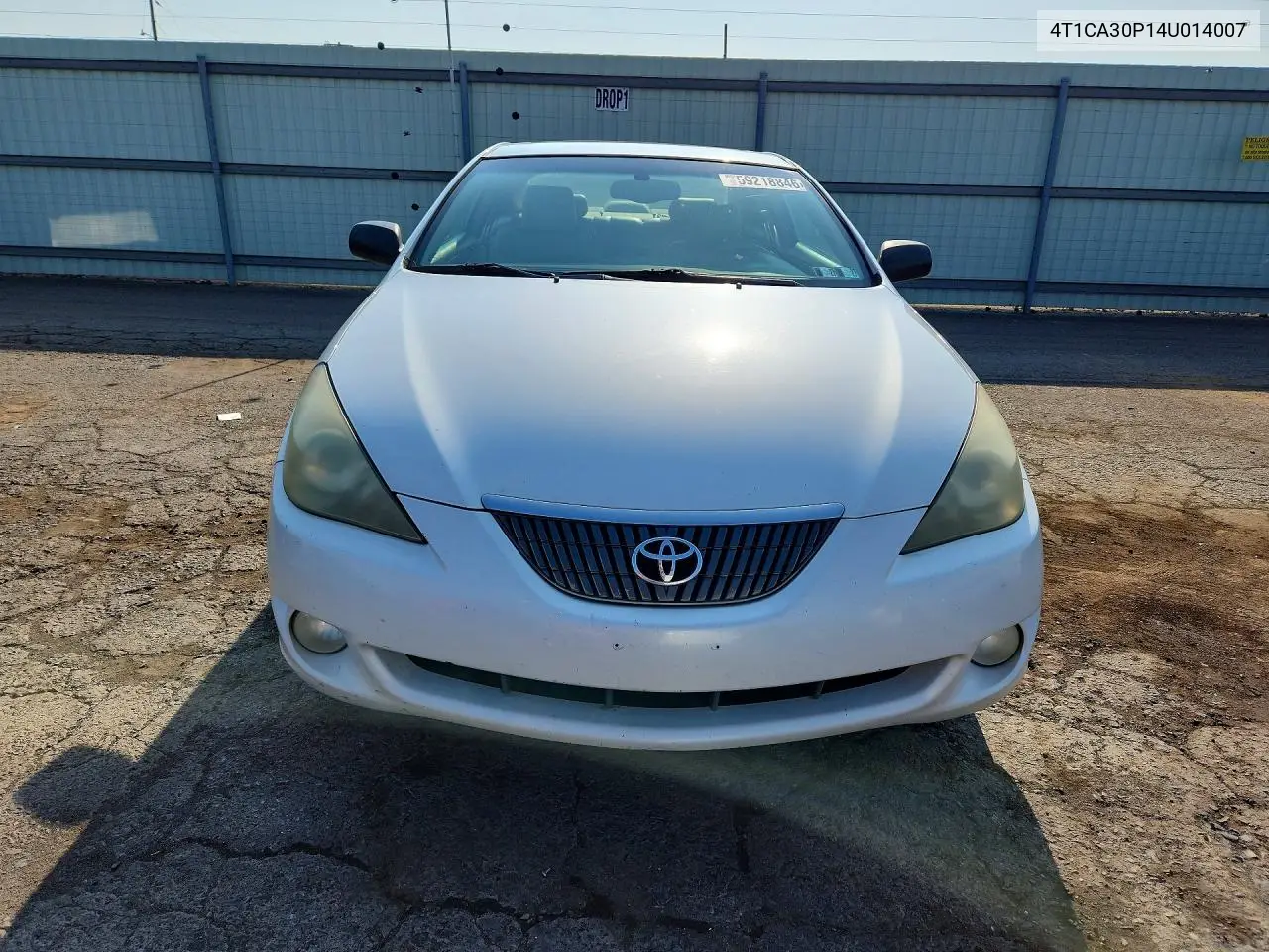 2004 Toyota Camry Solara Sle V6 VIN: 4T1CA30P14U014007 Lot: 59218846