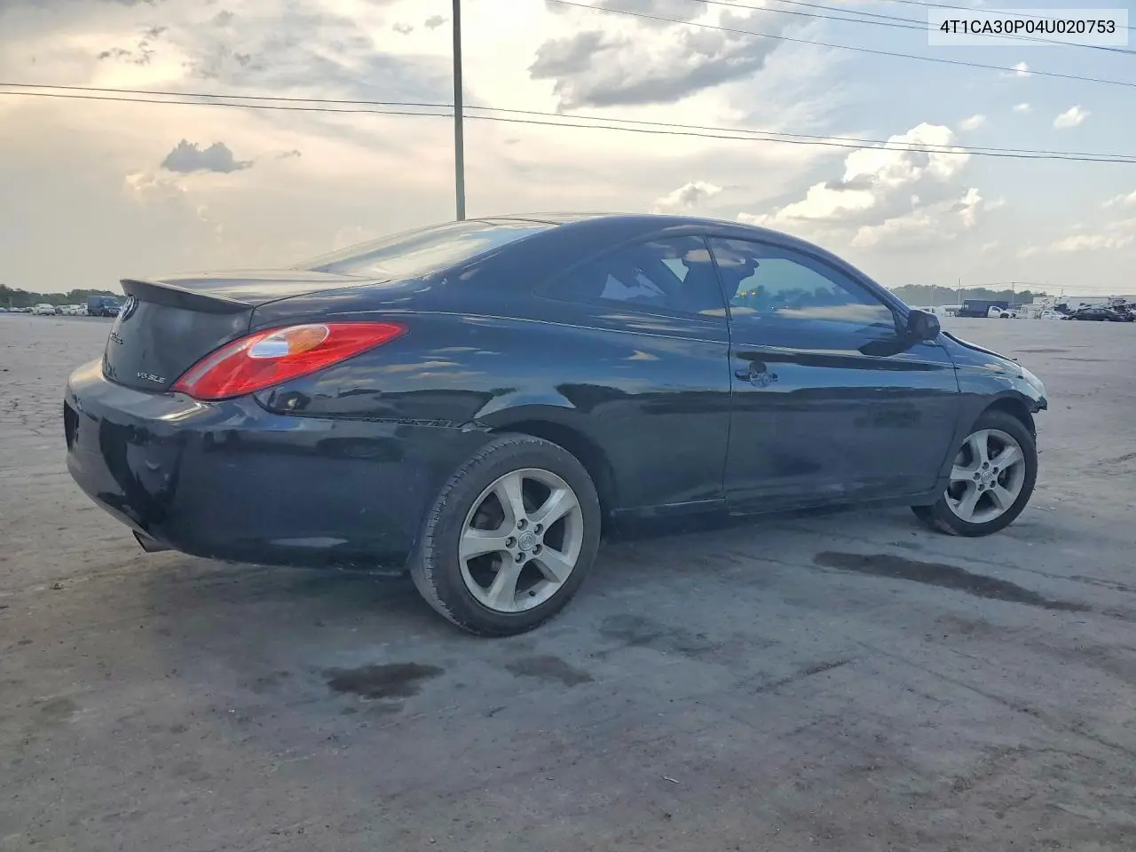 2004 Toyota Camry Solara Sle V6 VIN: 4T1CA30P04U020753 Lot: 59726786