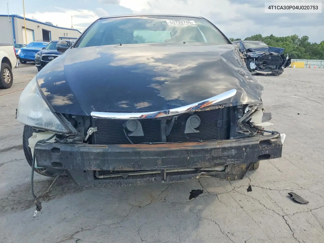 2004 Toyota Camry Solara Sle V6 VIN: 4T1CA30P04U020753 Lot: 59726786