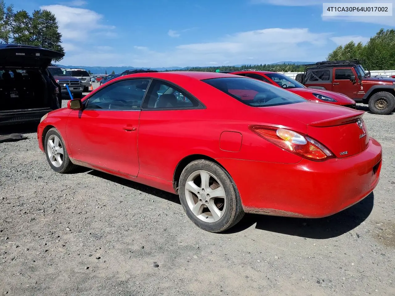 2004 Toyota Camry Solara Sle V6 VIN: 4T1CA30P64U017002 Lot: 60130316