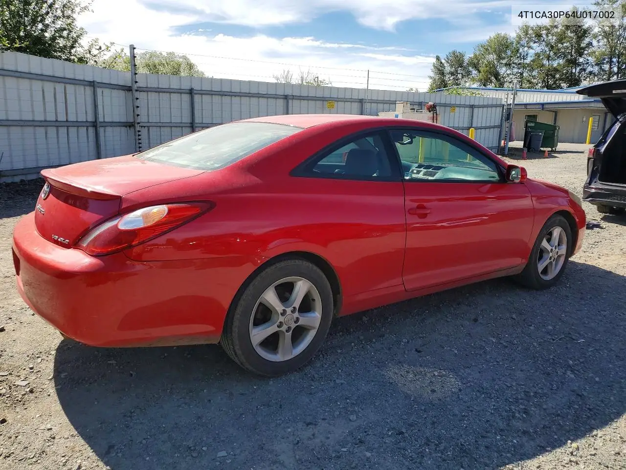 2004 Toyota Camry Solara Sle V6 VIN: 4T1CA30P64U017002 Lot: 60130316
