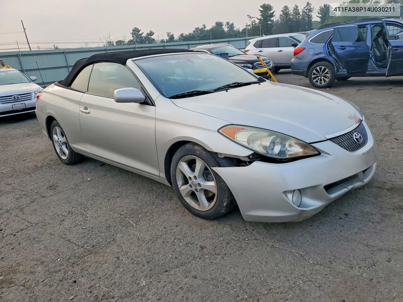 2004 Toyota Camry Solara Sle V6 VIN: 4T1FA38P14U030211 Lot: 61506616