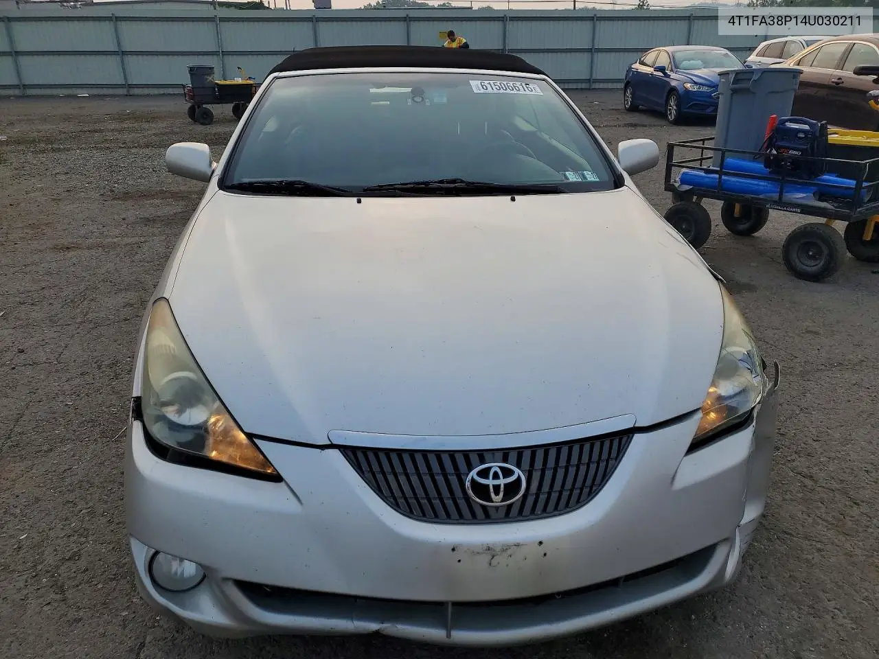 2004 Toyota Camry Solara Sle V6 VIN: 4T1FA38P14U030211 Lot: 61506616