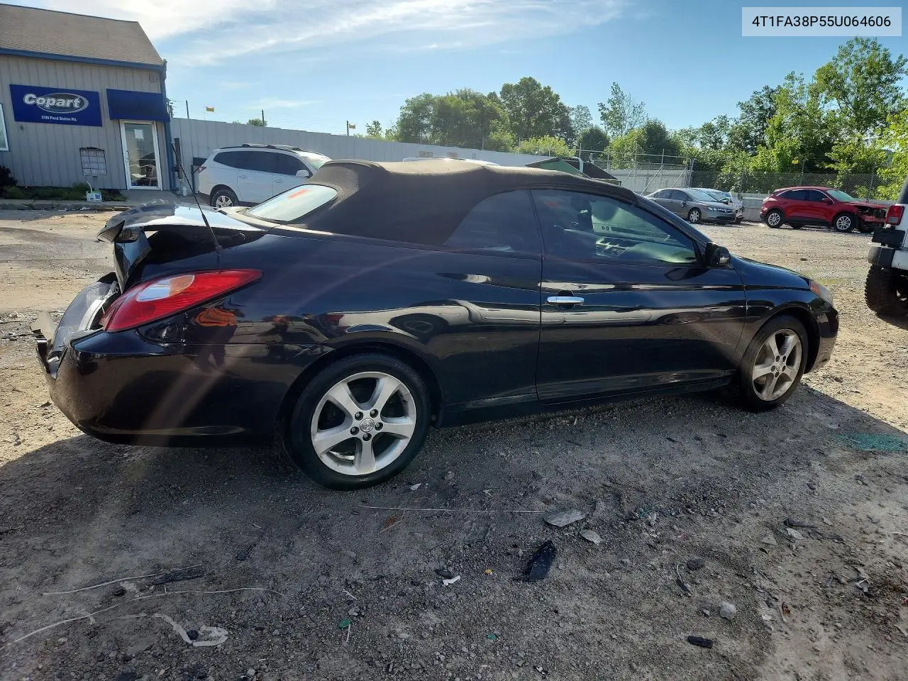 2005 Toyota Camry Solara Se V6 VIN: 4T1FA38P55U064606 Lot: 57060336