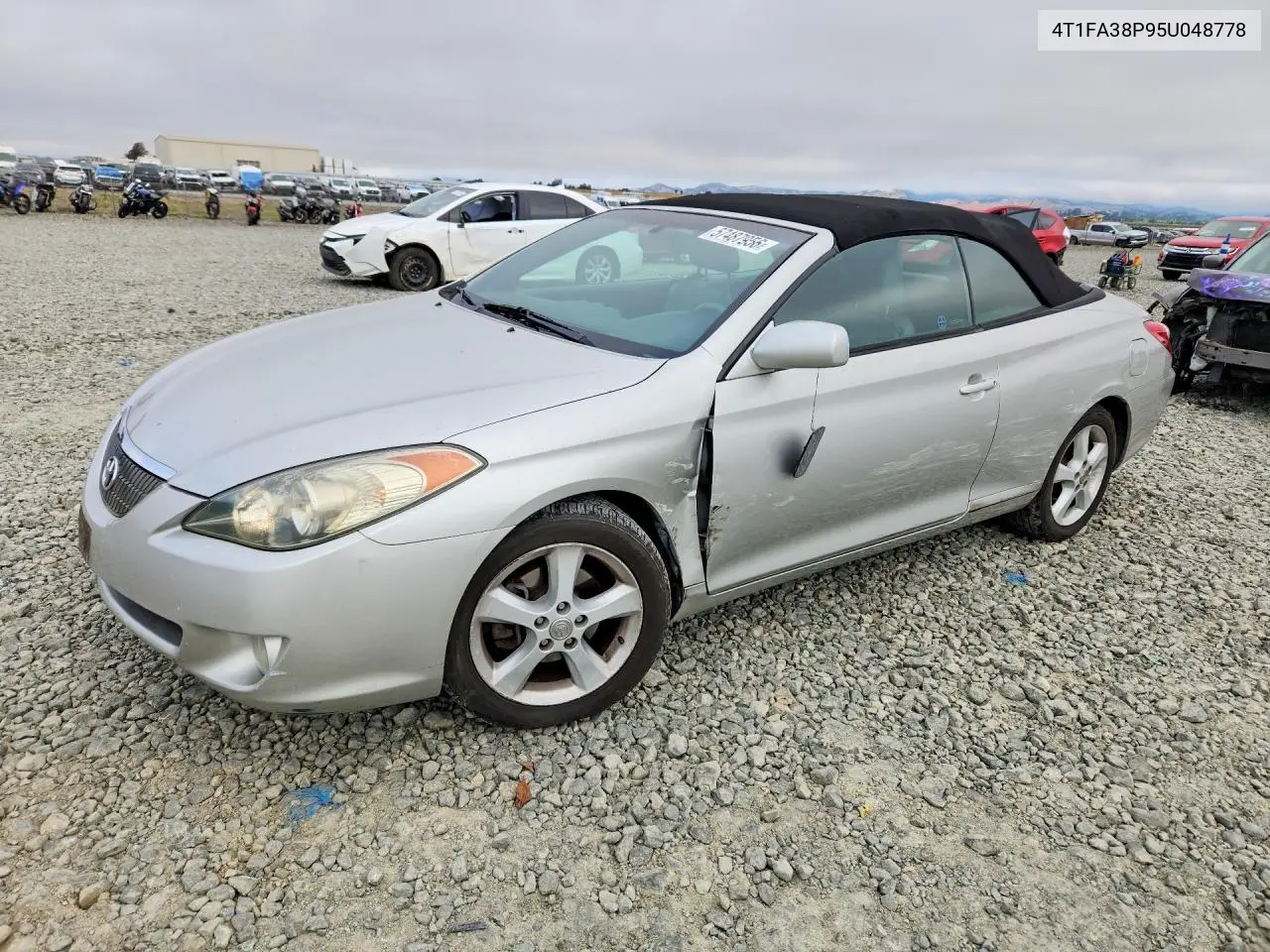 2005 Toyota Camry Solara Sle V6 VIN: 4T1FA38P95U048778 Lot: 57487956