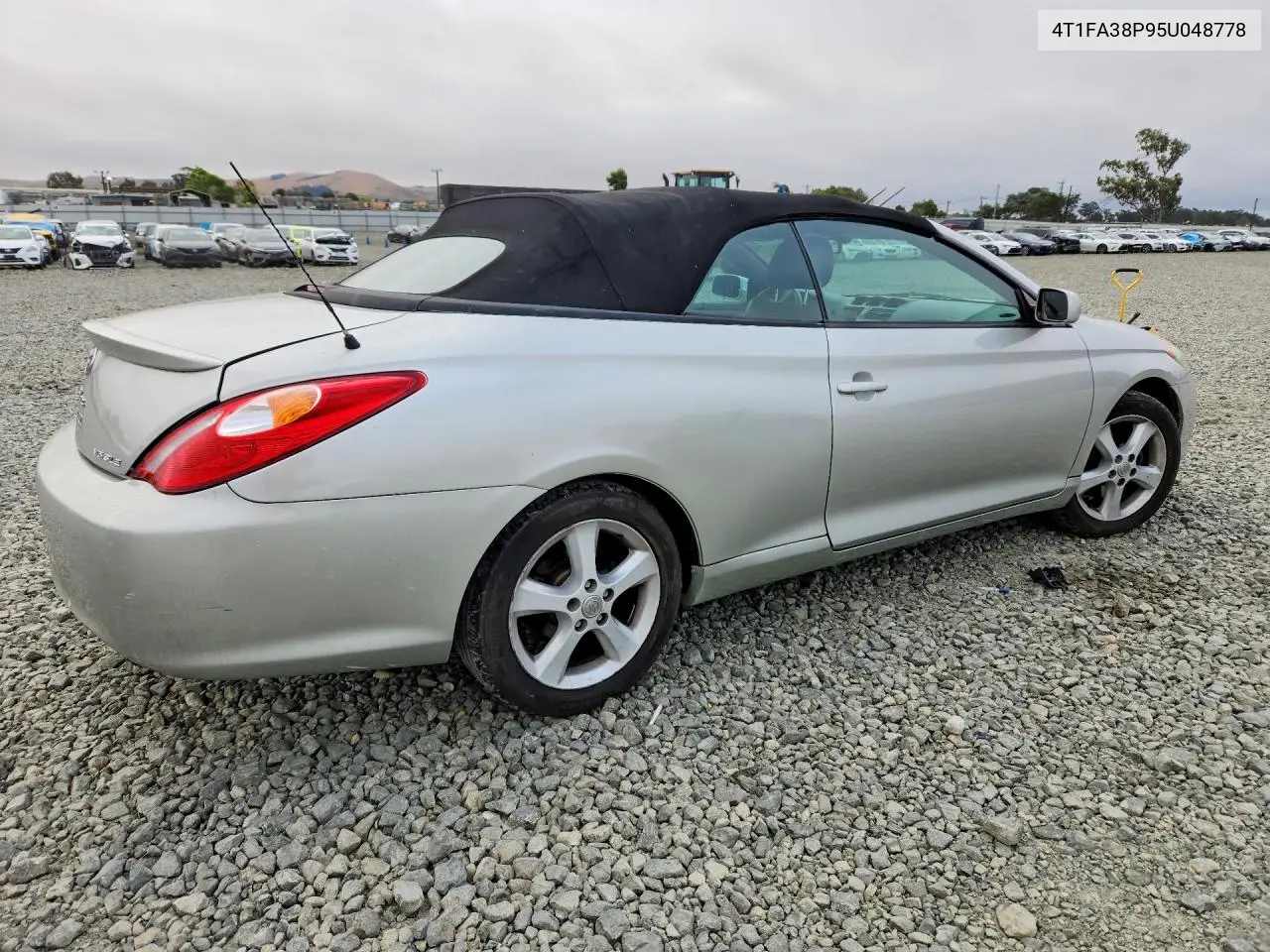2005 Toyota Camry Solara Sle V6 VIN: 4T1FA38P95U048778 Lot: 57487956