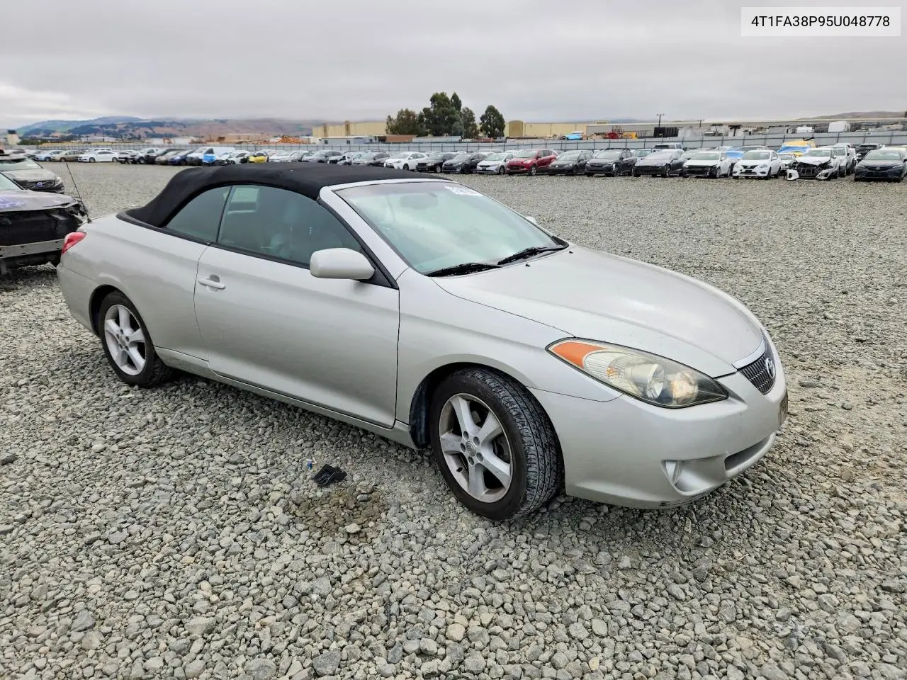 2005 Toyota Camry Solara Sle V6 VIN: 4T1FA38P95U048778 Lot: 57487956