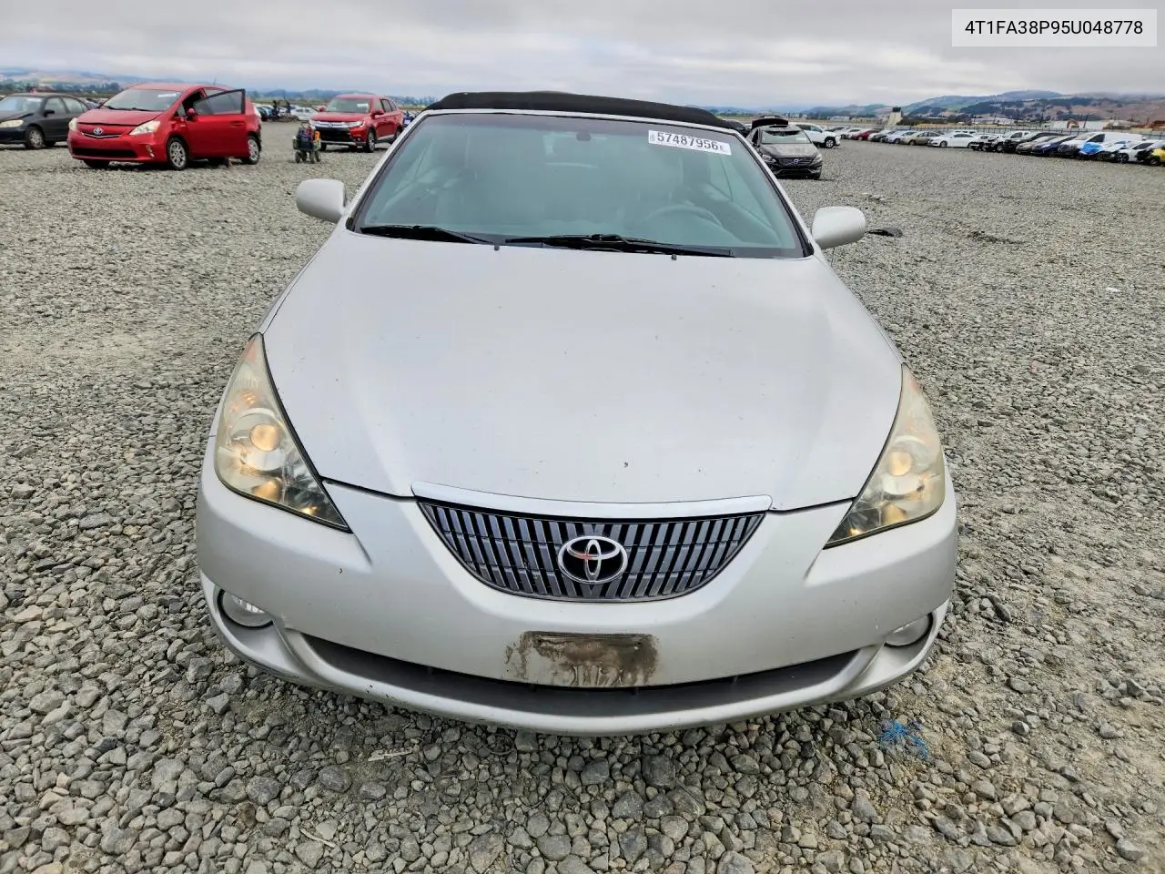 2005 Toyota Camry Solara Sle V6 VIN: 4T1FA38P95U048778 Lot: 57487956