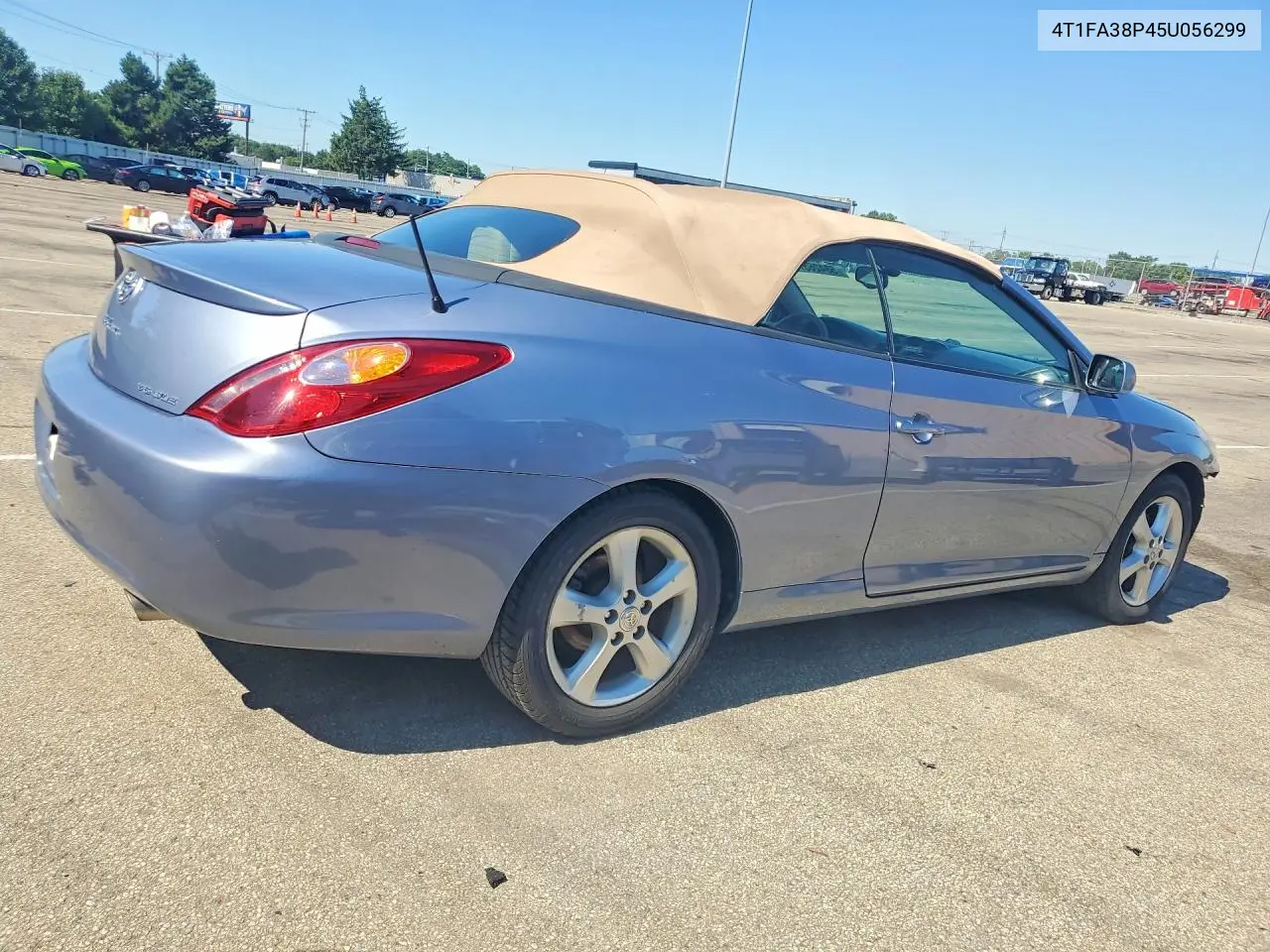 2005 Toyota Camry Solara Sle V6 VIN: 4T1FA38P45U056299 Lot: 58426376