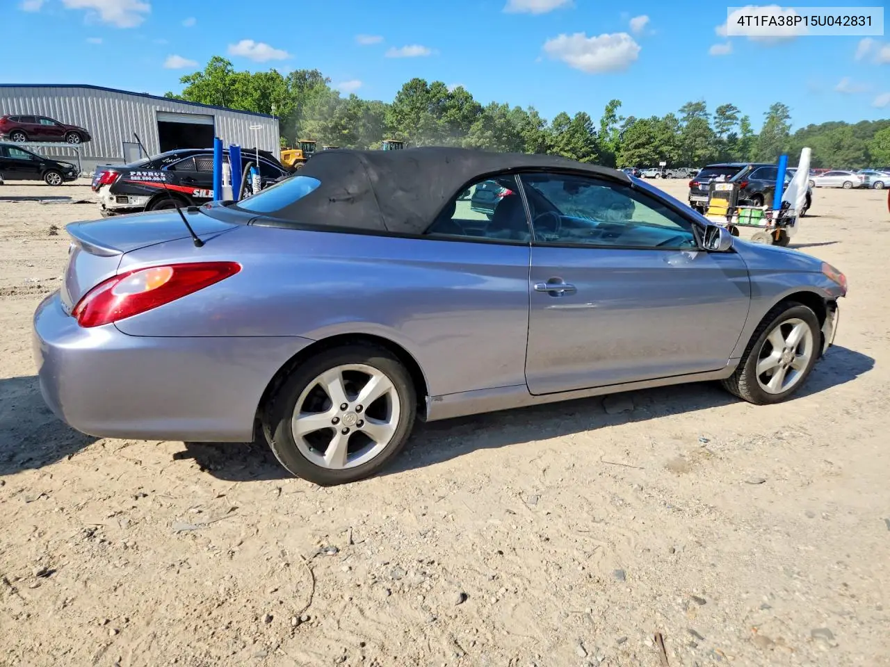 2005 Toyota Camry Solara Sle V6 VIN: 4T1FA38P15U042831 Lot: 60856626