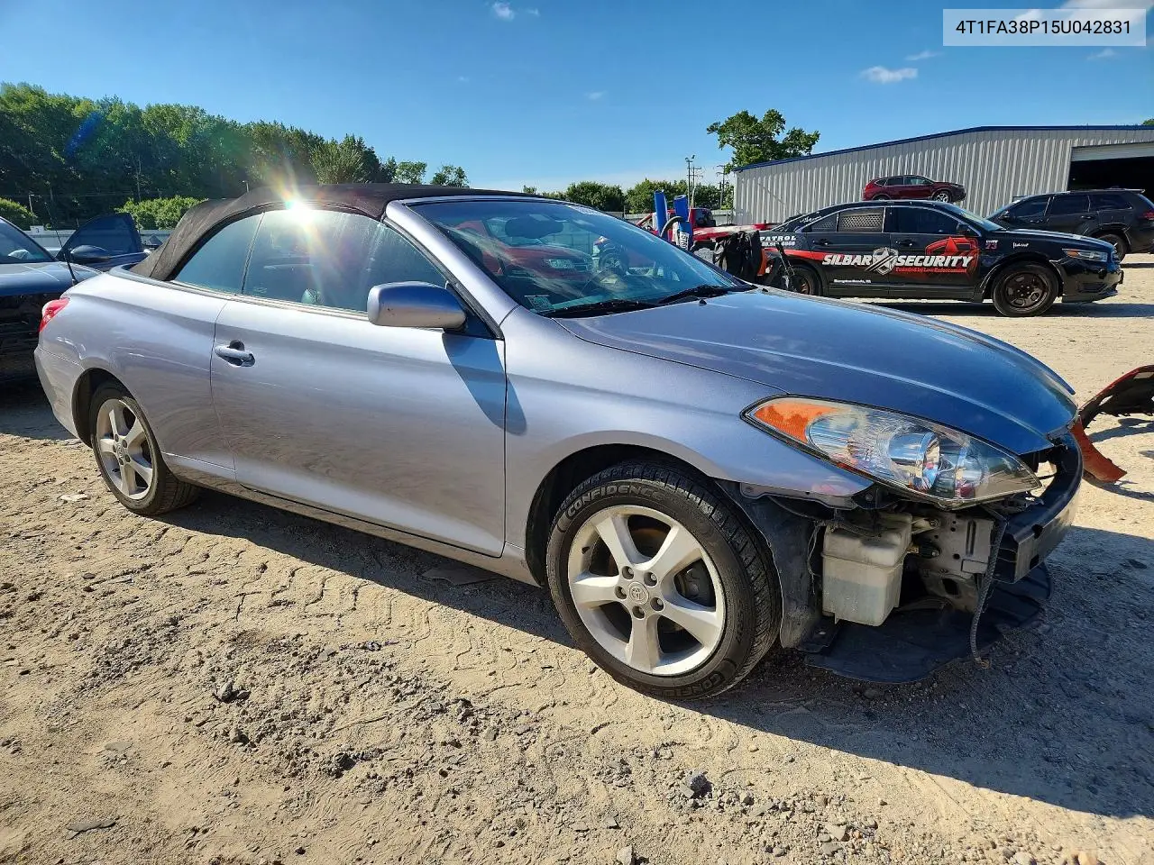 2005 Toyota Camry Solara Sle V6 VIN: 4T1FA38P15U042831 Lot: 60856626