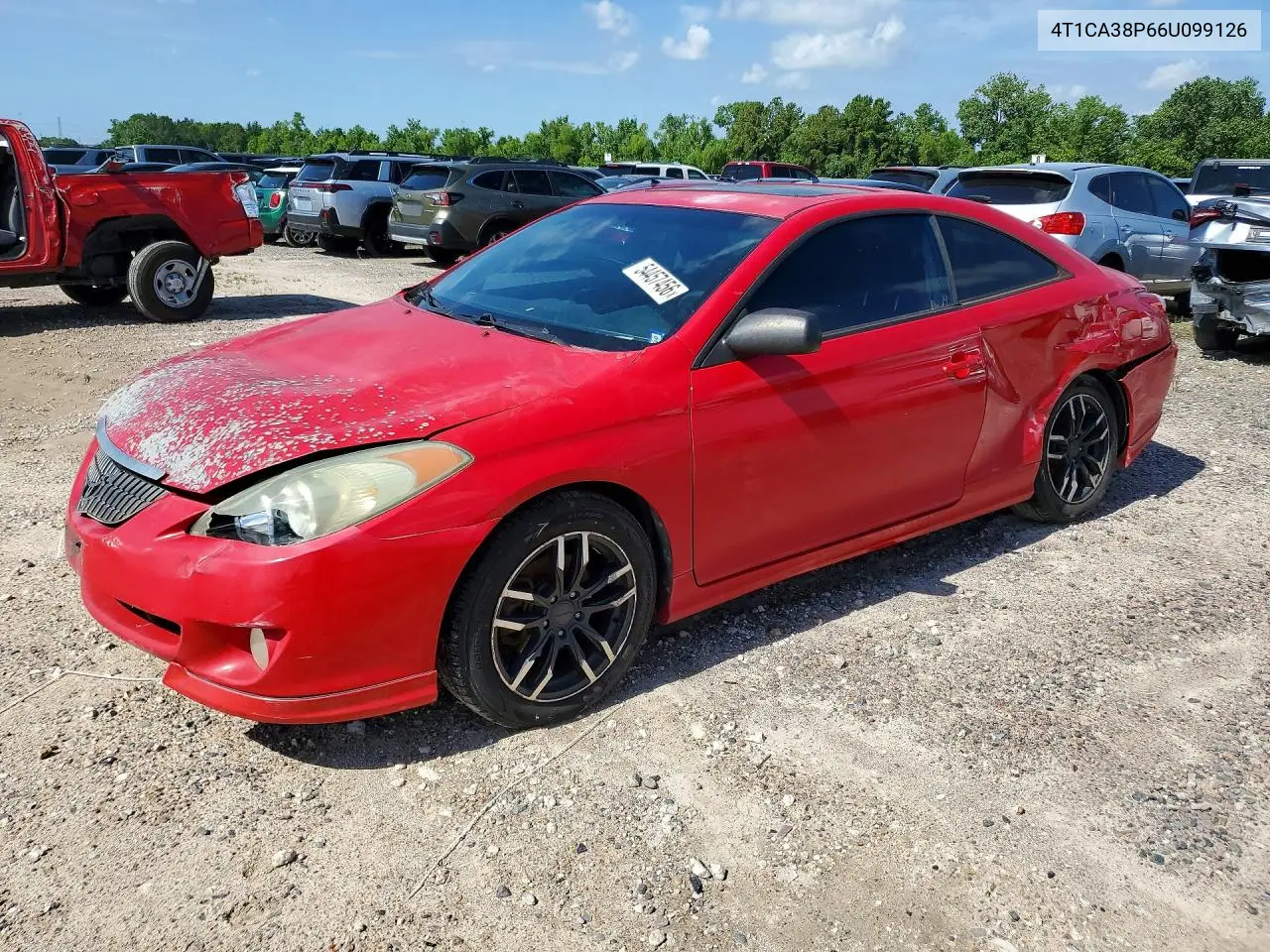 2006 Toyota Camry Solara Se Sport V6 VIN: 4T1CA38P66U099126 Lot: 54457456