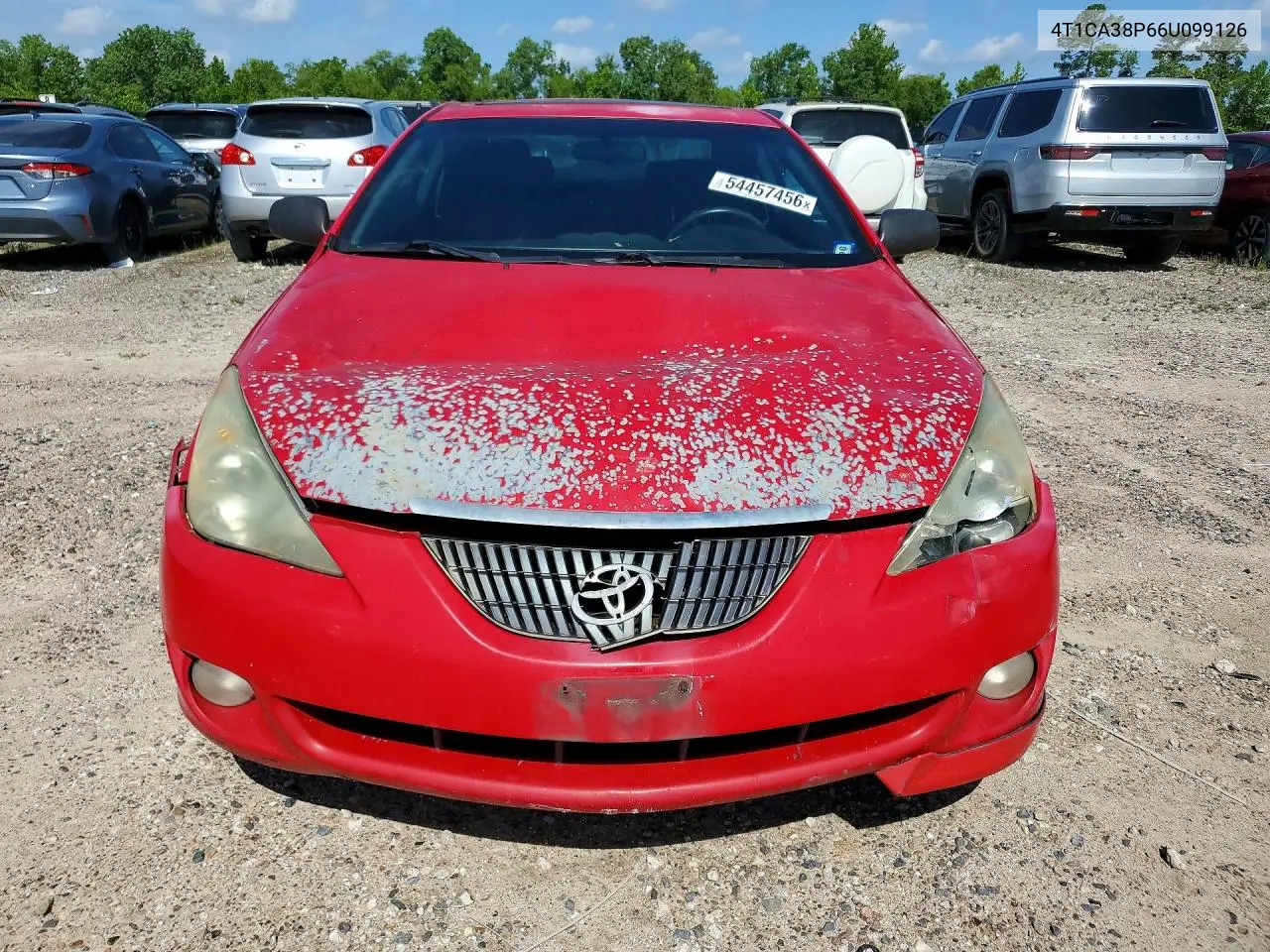 2006 Toyota Camry Solara Se Sport V6 VIN: 4T1CA38P66U099126 Lot: 54457456