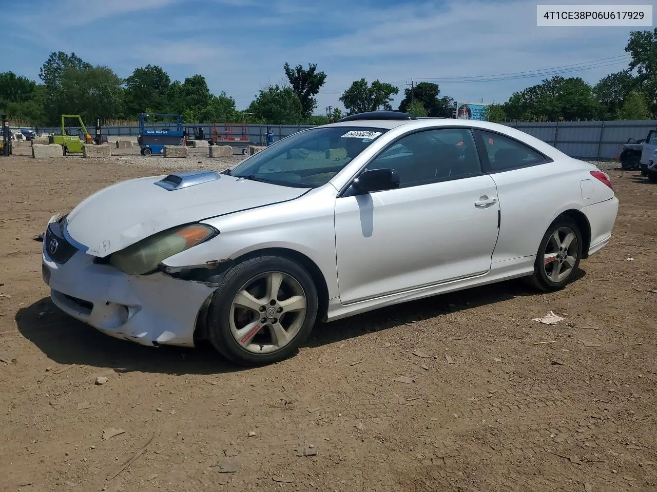 2006 Toyota Camry Solara Se Sport VIN: 4T1CE38P06U617929 Lot: 54550256