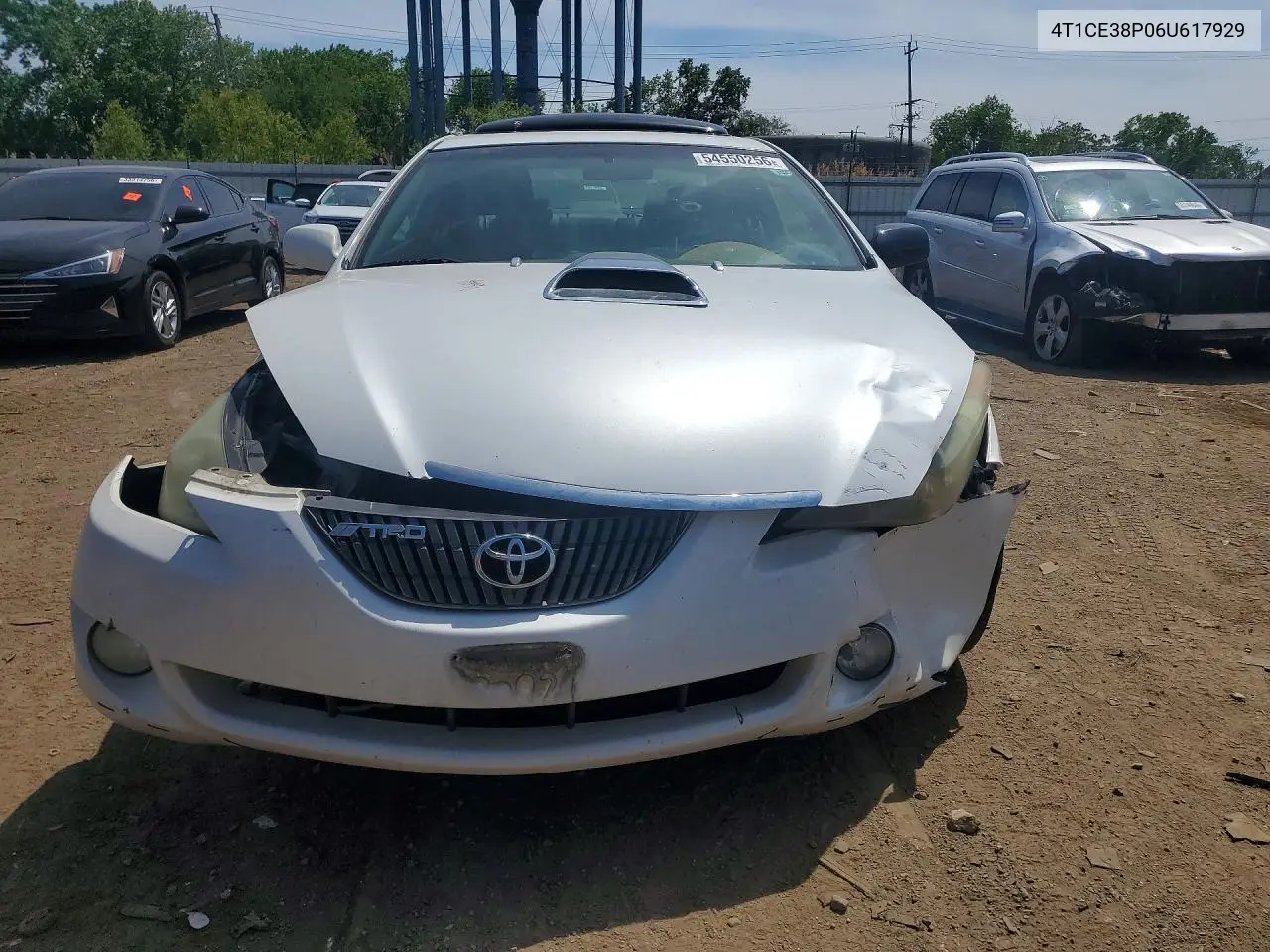 2006 Toyota Camry Solara Se Sport VIN: 4T1CE38P06U617929 Lot: 54550256