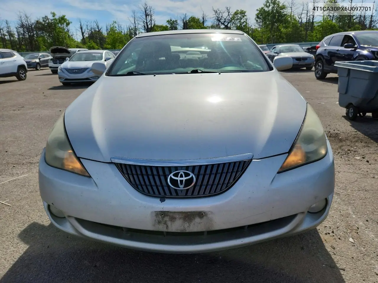 2006 Toyota Camry Solara Sle V6 VIN: 4T1CA30PX6U097701 Lot: 55541936