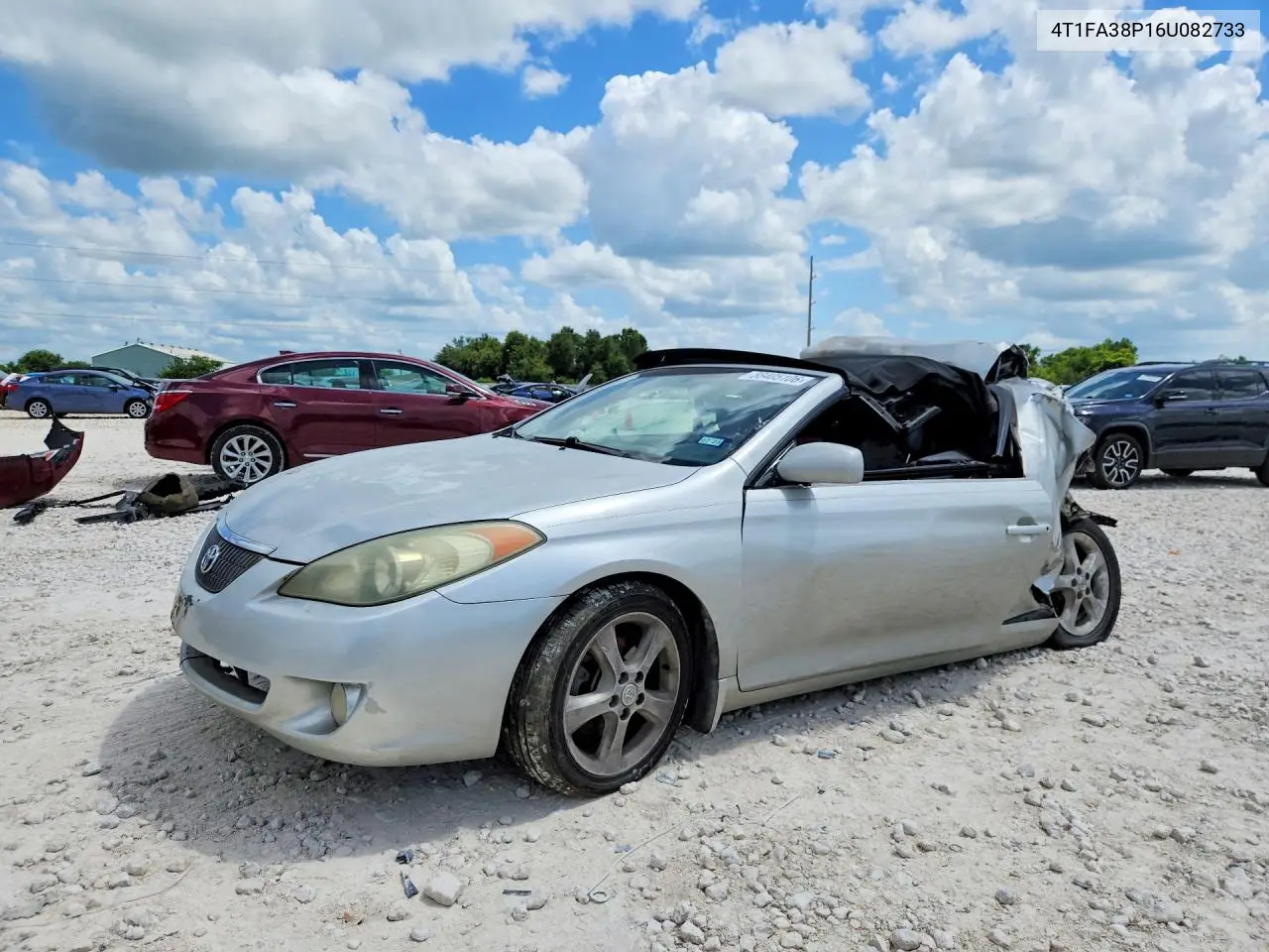 2006 Toyota Camry Solara Sle V6 VIN: 4T1FA38P16U082733 Lot: 56405106
