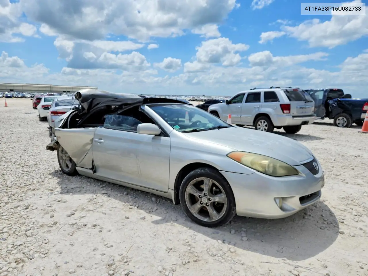 2006 Toyota Camry Solara Sle V6 VIN: 4T1FA38P16U082733 Lot: 56405106