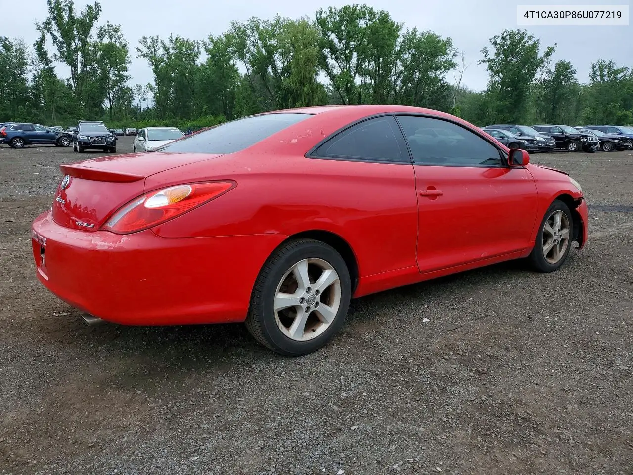 2006 Toyota Camry Solara Sle V6 VIN: 4T1CA30P86U077219 Lot: 56480426