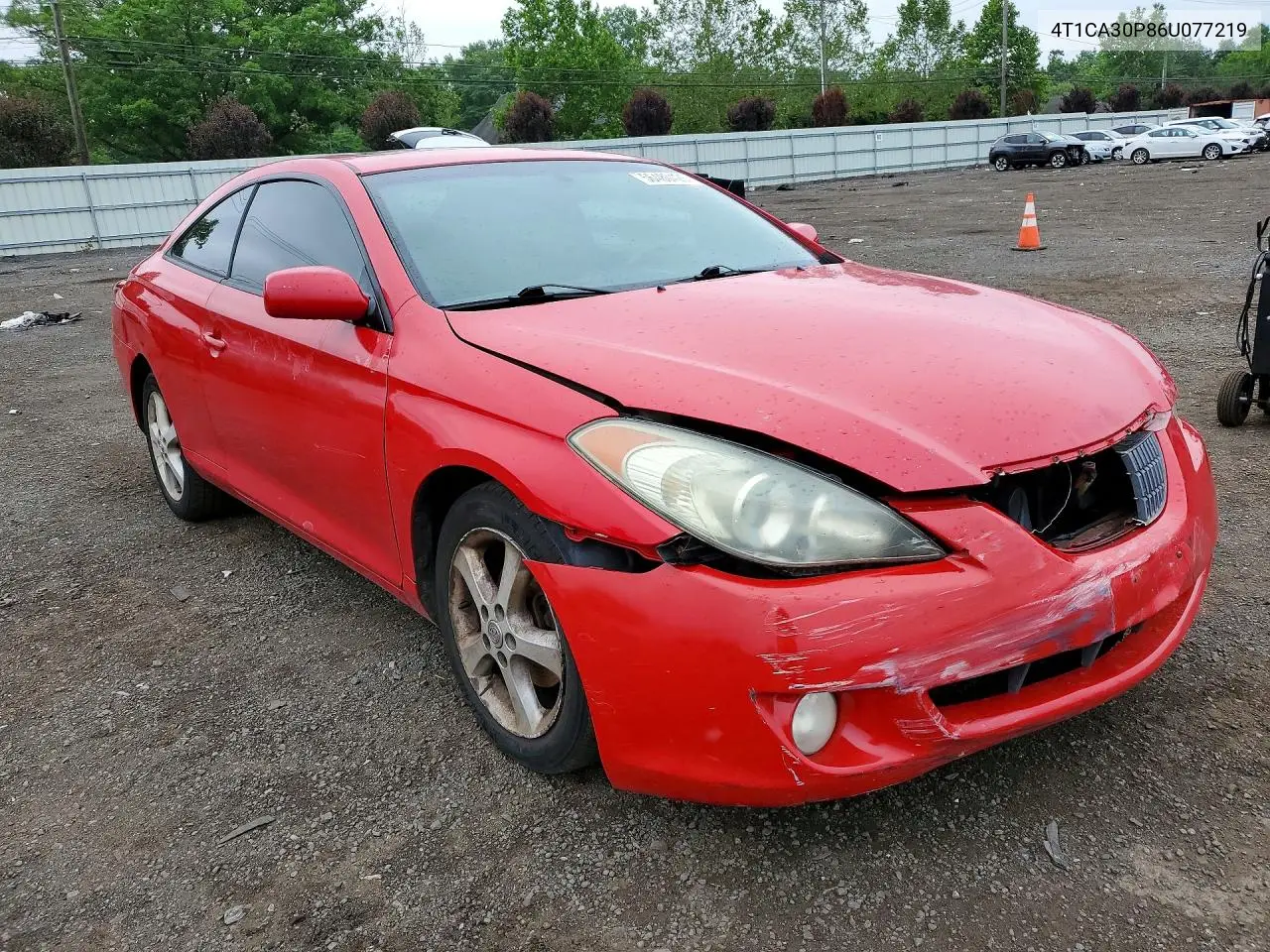 2006 Toyota Camry Solara Sle V6 VIN: 4T1CA30P86U077219 Lot: 56480426